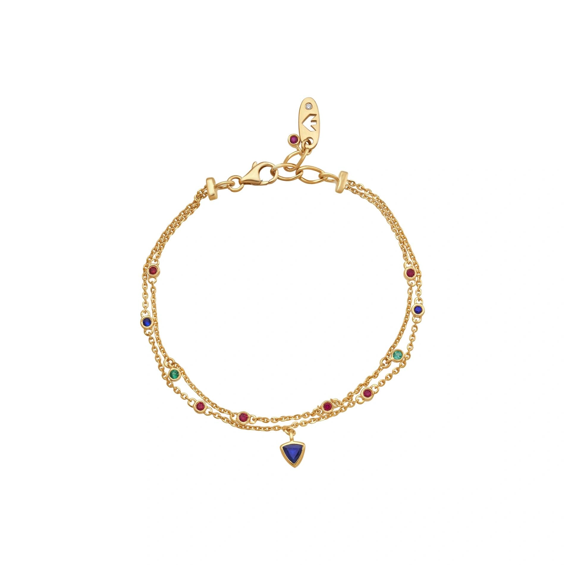 Aria Celeste Charm Bracelet - Zen Diamond India
