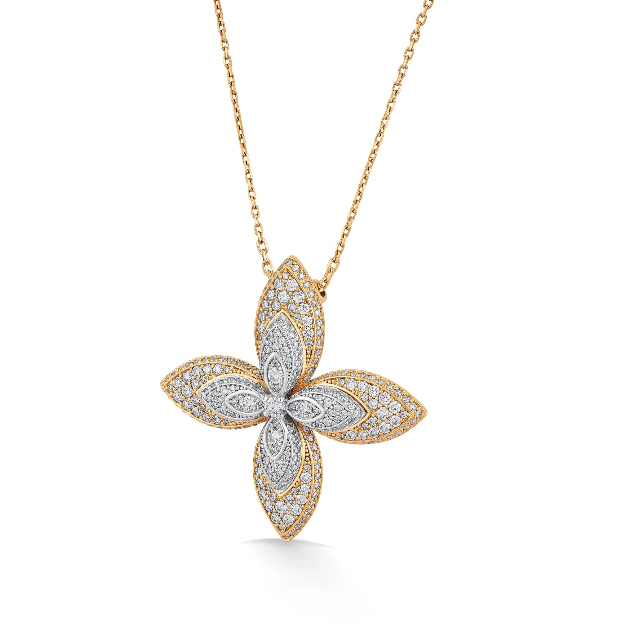 Bloom Celestial Sparkle Pendant - Zen Diamond India