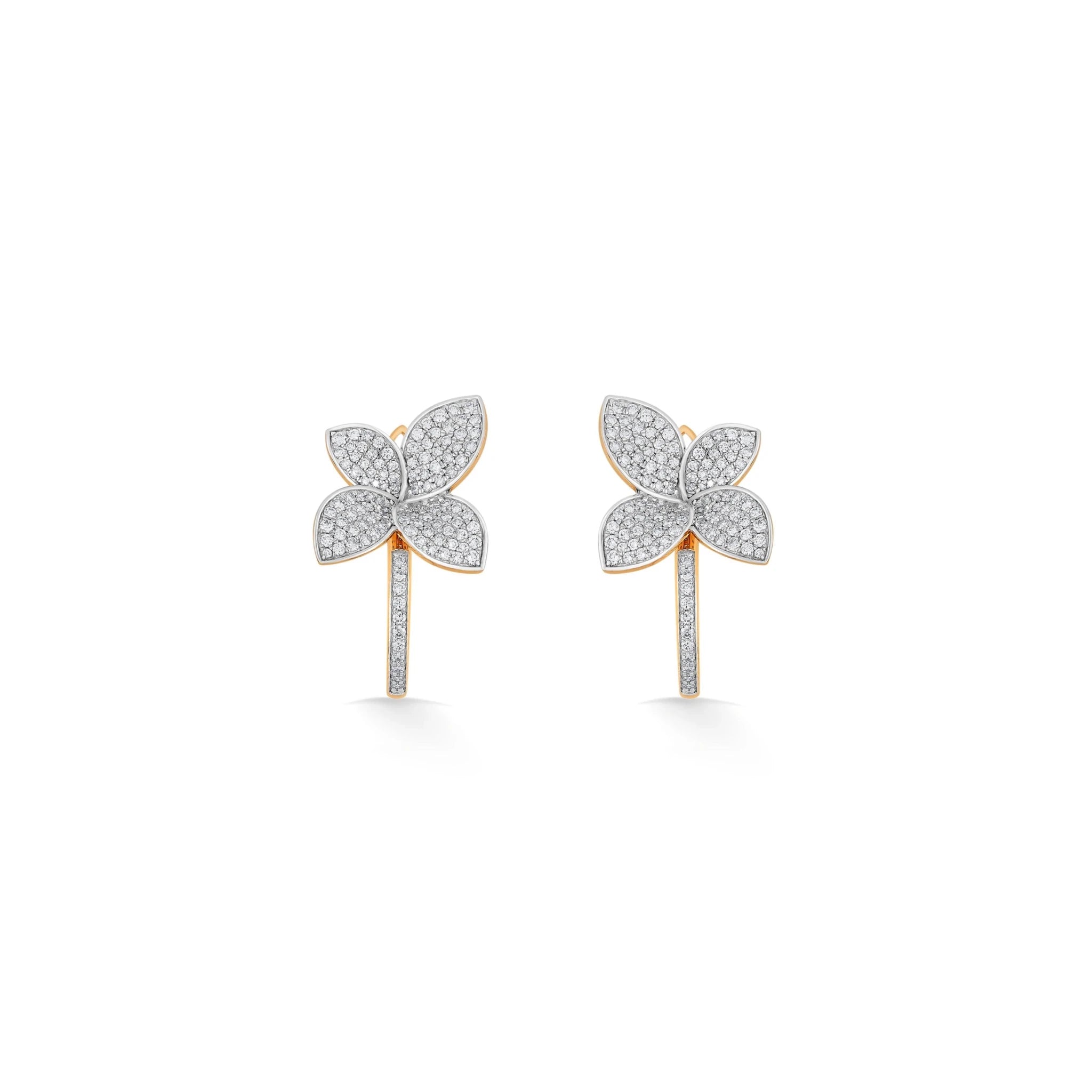 Bloom Blossom Spark Earrings - Zen Diamond India