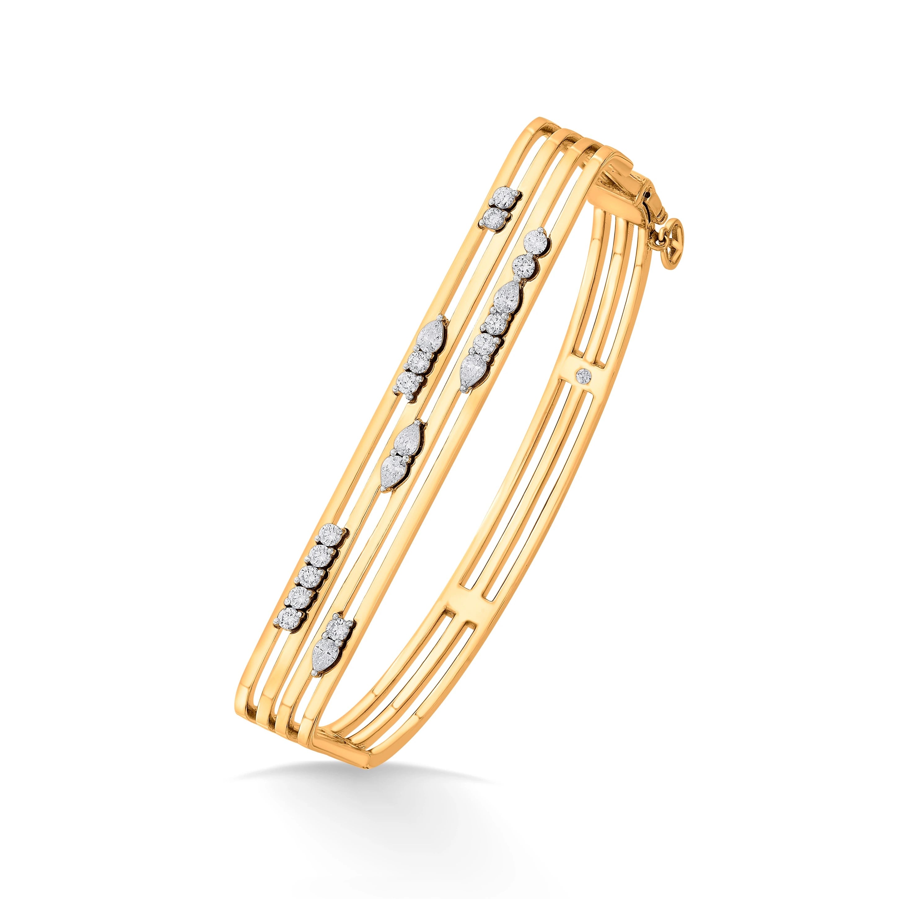 Soiree Glam Grid Power Bracelet - Zen Diamond India