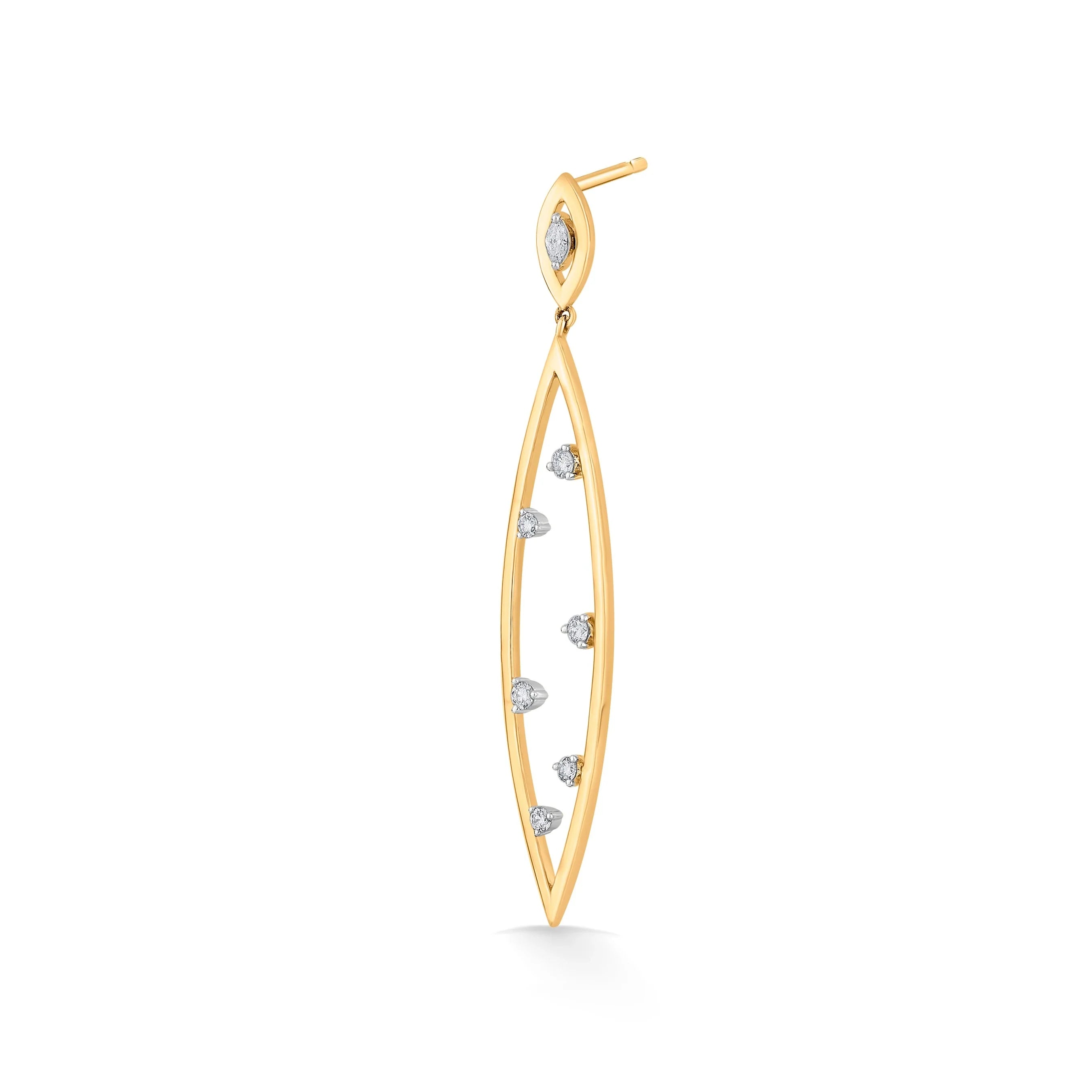 Soirée Sleek Luxe Diamond Drops - Zen Diamond India