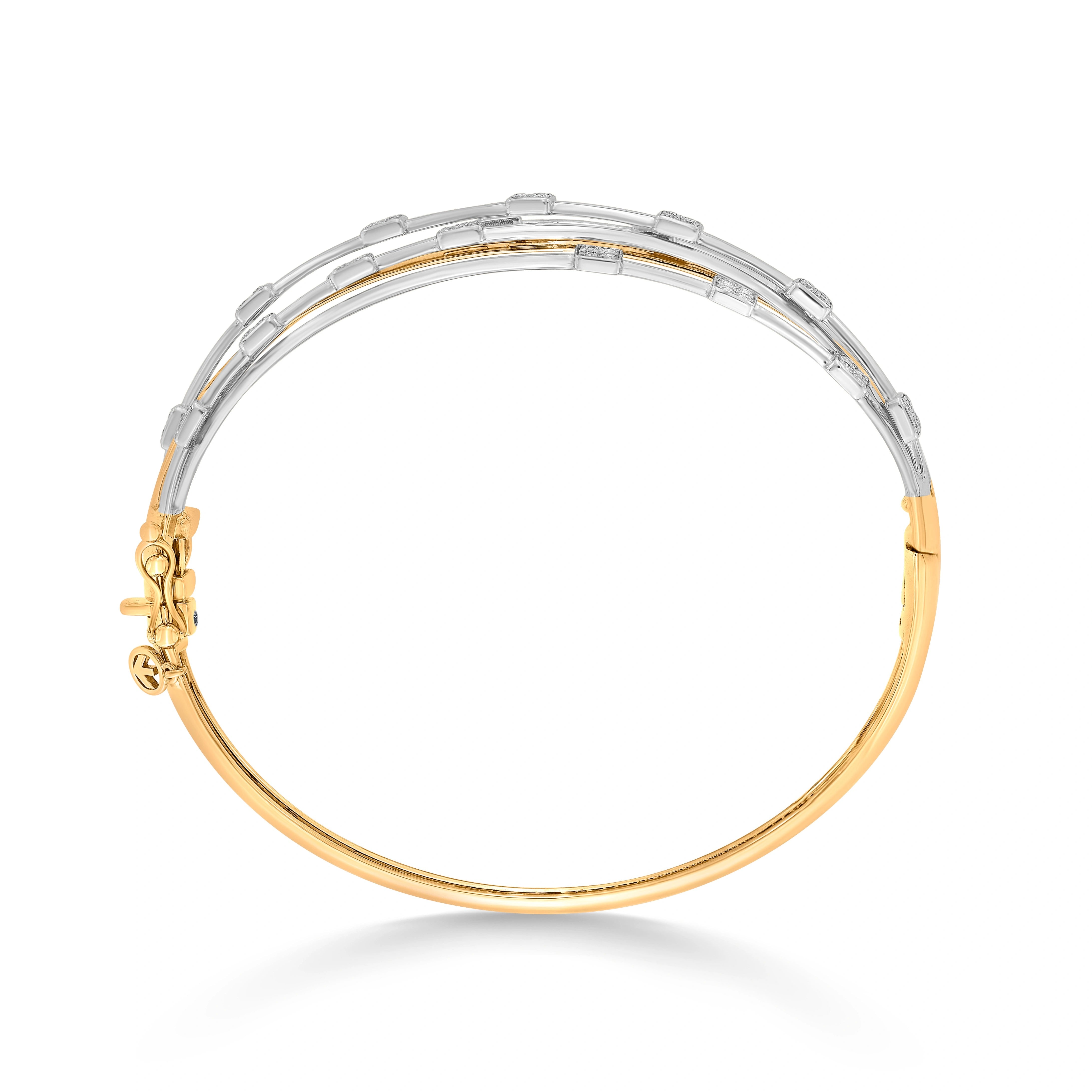 Enchante Quadra - Pop Cuff Bracelet - Zen Diamond India