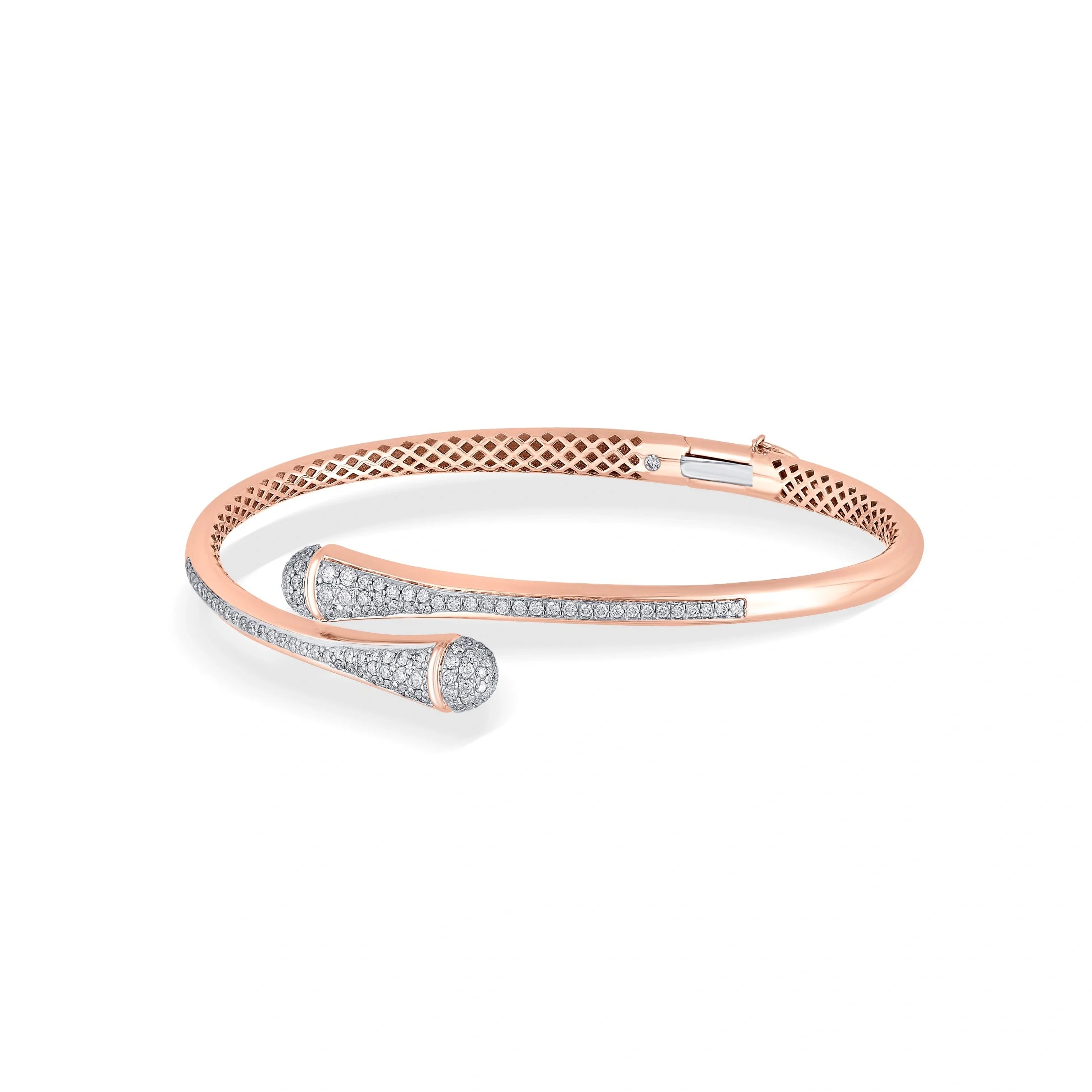 Soiree Apex Glimmer Arrow Bangle - Zen Diamond India