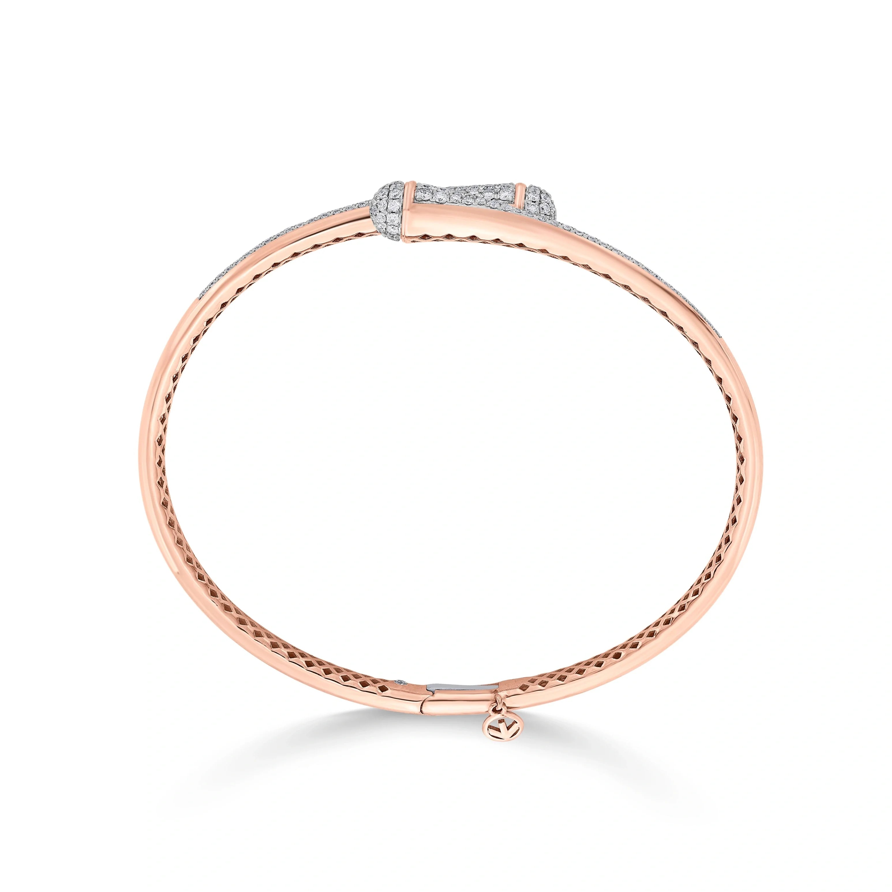 Soiree Apex Glimmer Arrow Bangle - Zen Diamond India