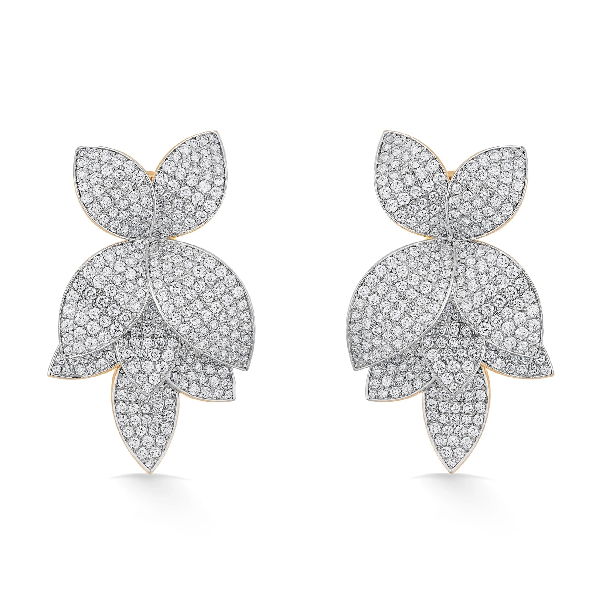Bloom Cascading Bloom Earrings - Zen Diamond India