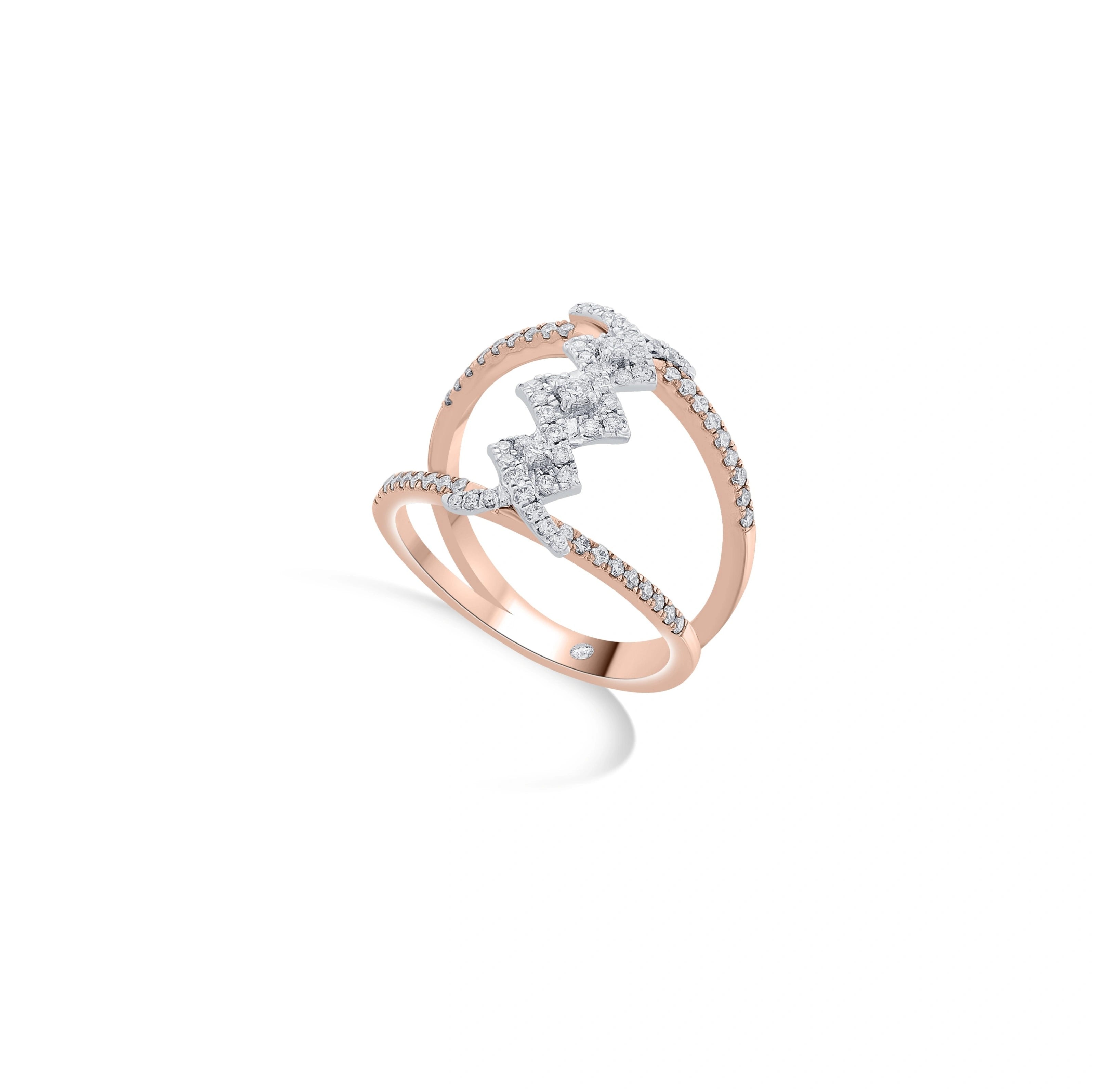 Enchante Floating Diamond Trio Ring