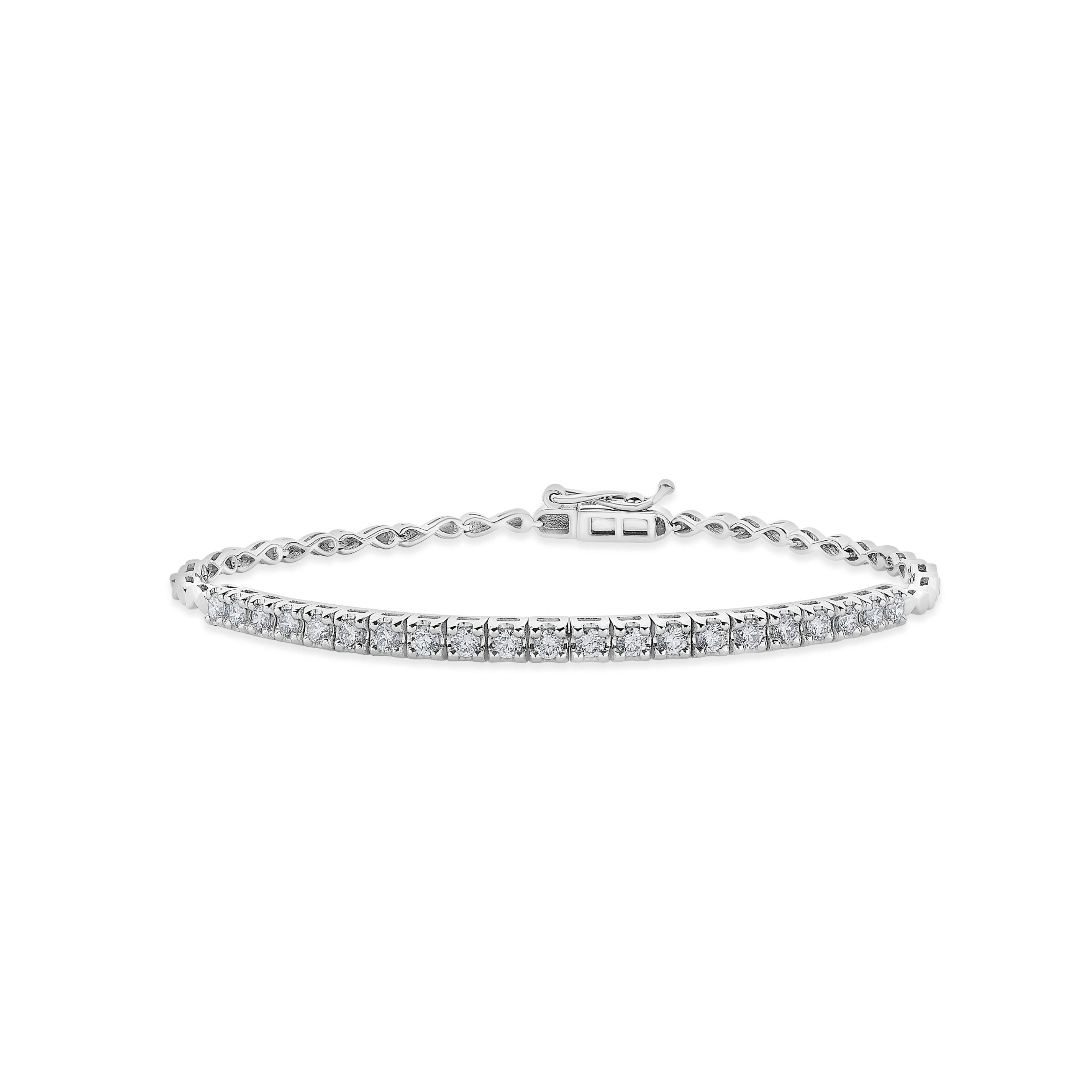 Solitaire Arctic Gleam Bracelet - Zen Diamond India