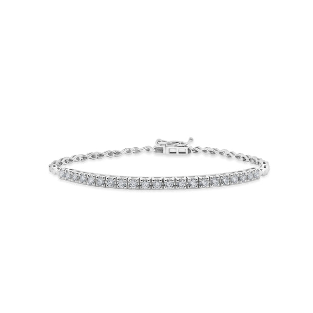 Solitaire Arctic Gleam Bracelet - Zen Diamond India