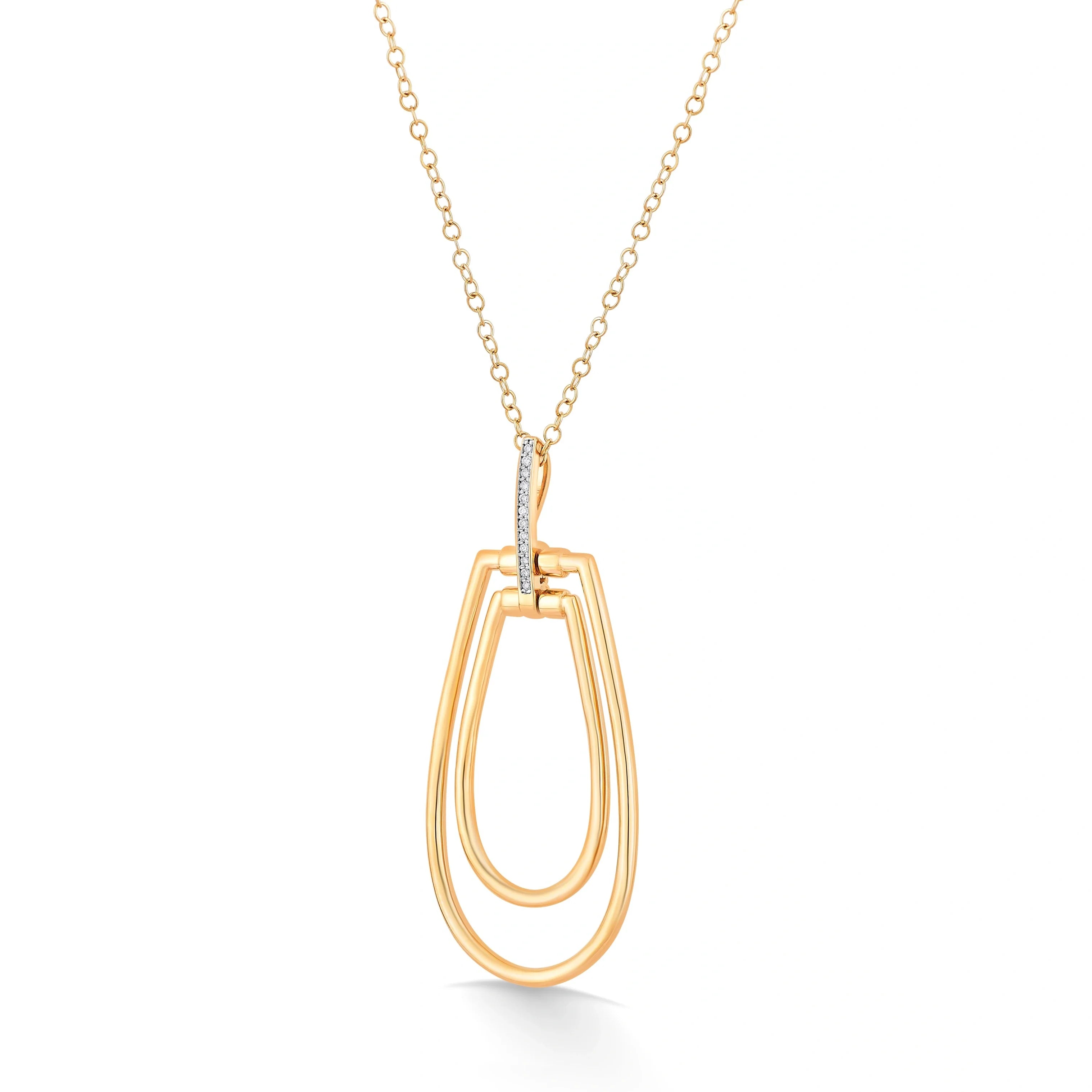 Soiree Luxe Loop Drop Pendant - Zen Diamond India