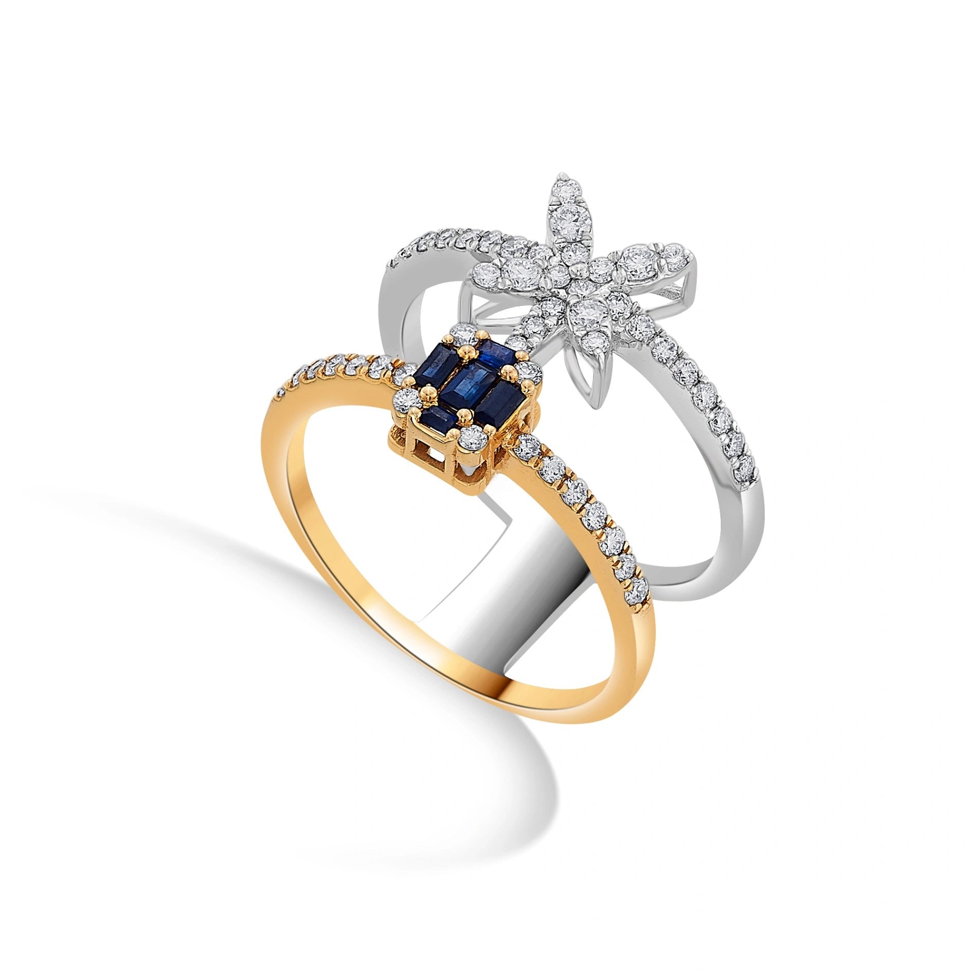 Toren Flutter & Flow Stack Ring