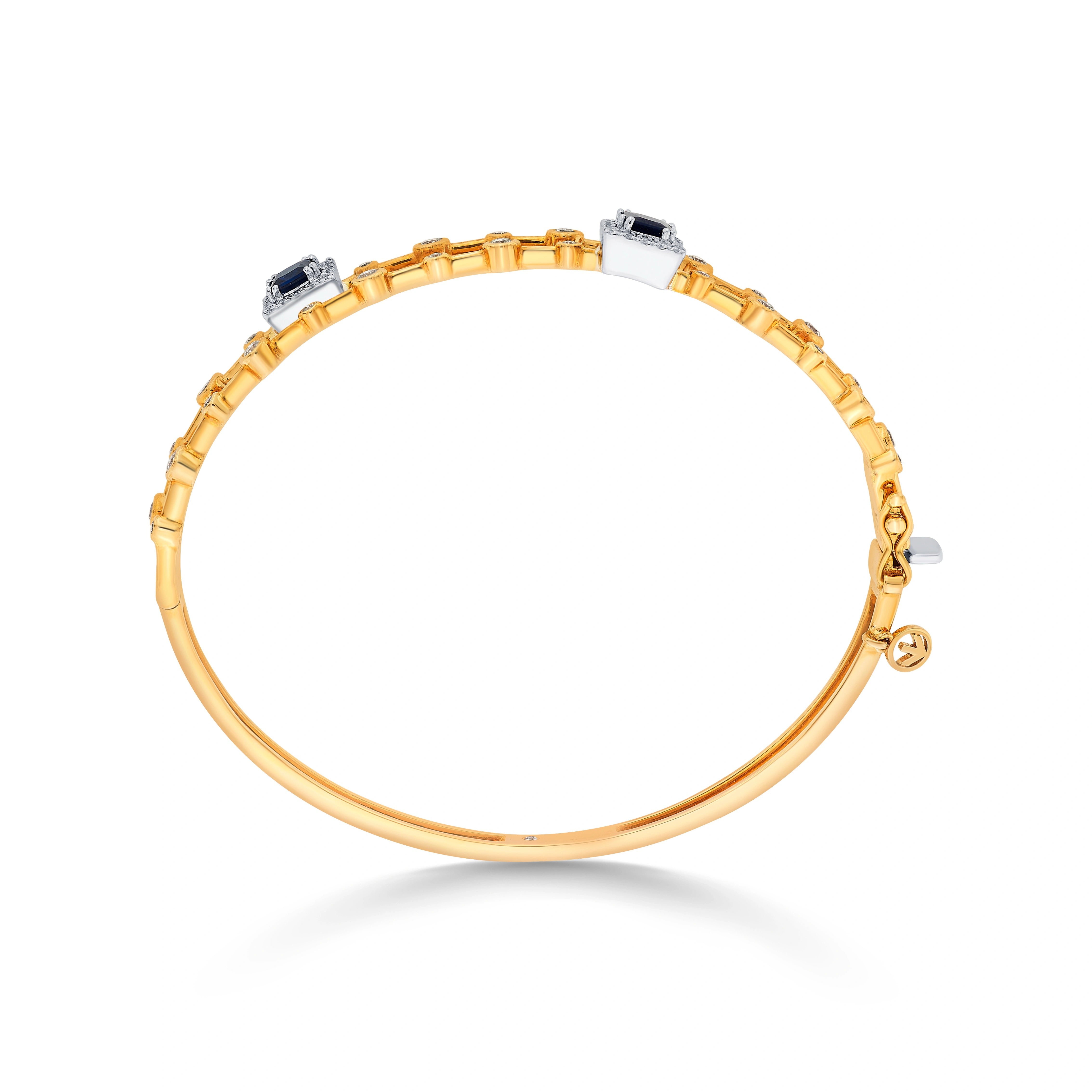 Toren Sapphire Square Dream Bracelet - Zen Diamond India