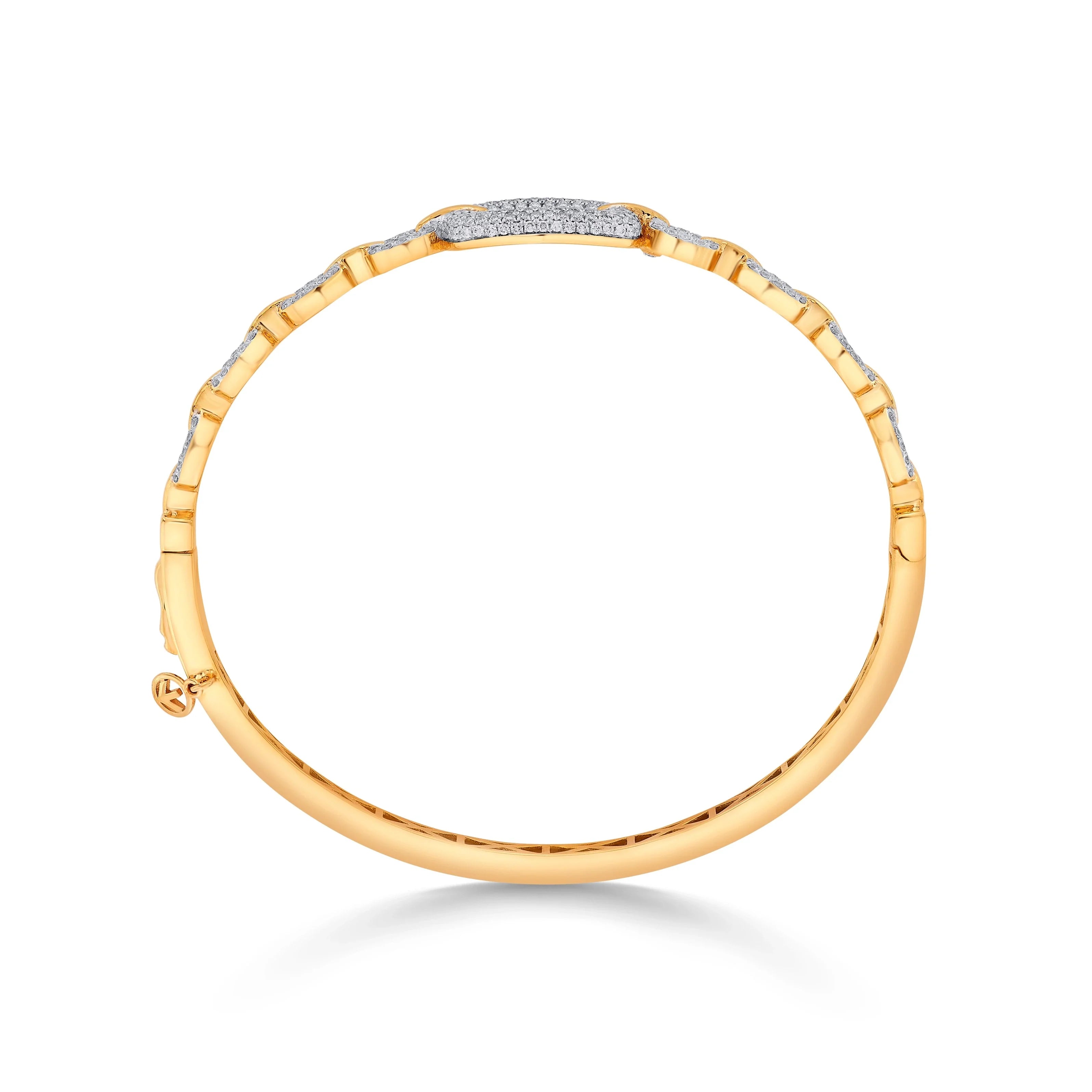 Cuban Crush Luxe Bangle - Zen Diamond India