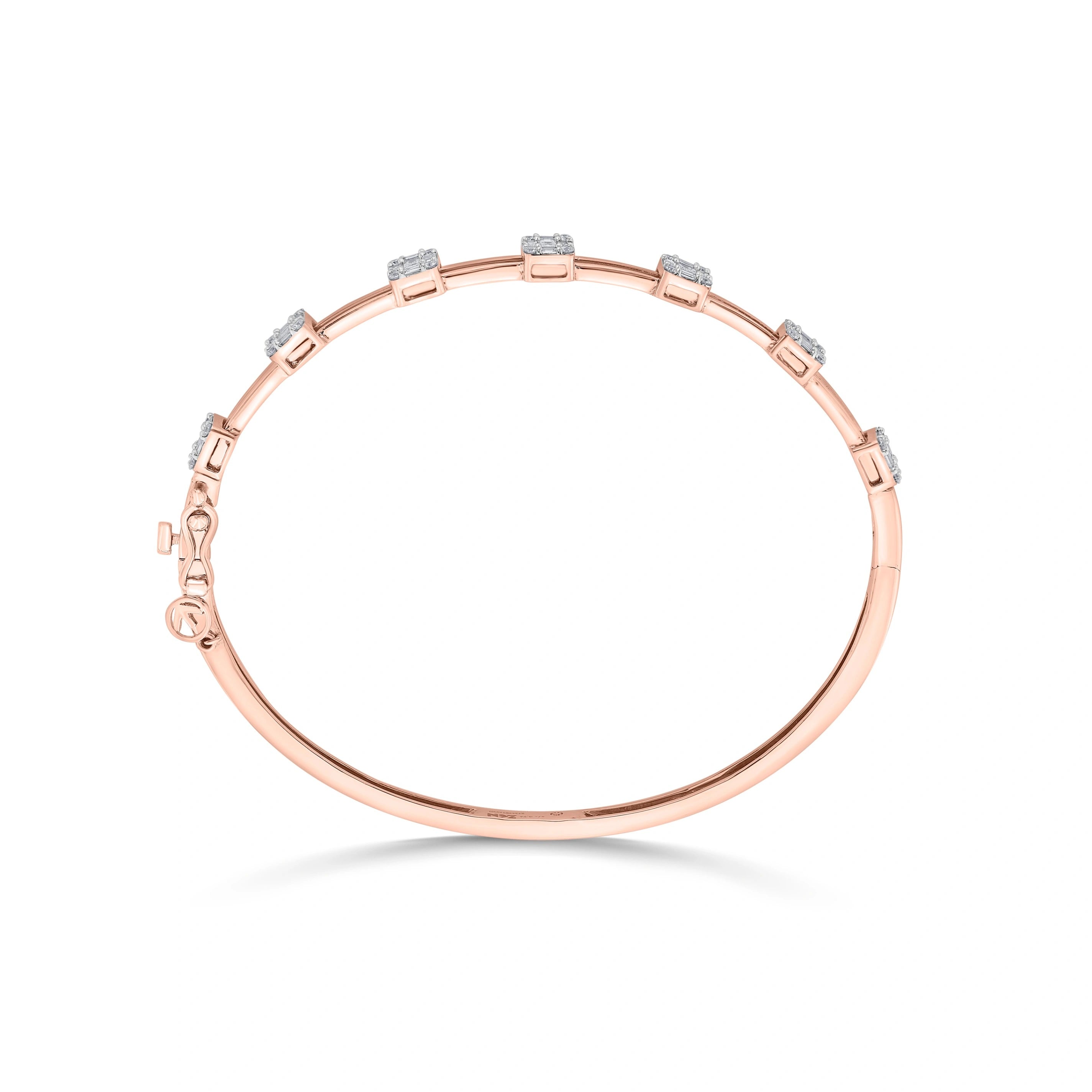 Enchante Rose Sparkle Track Bracelet - Zen Diamond India