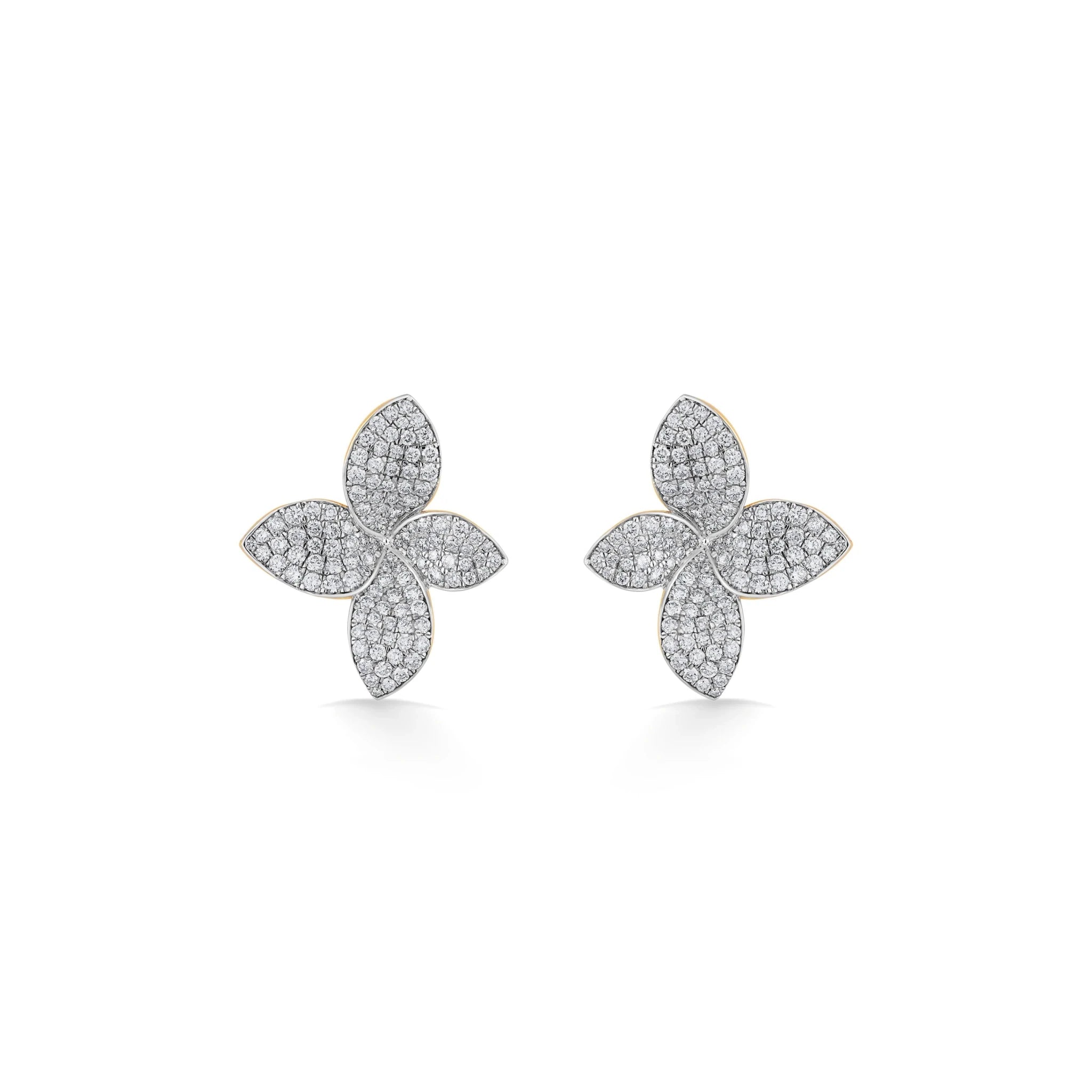 Bloom Petal Glow Earrings - Zen Diamond India