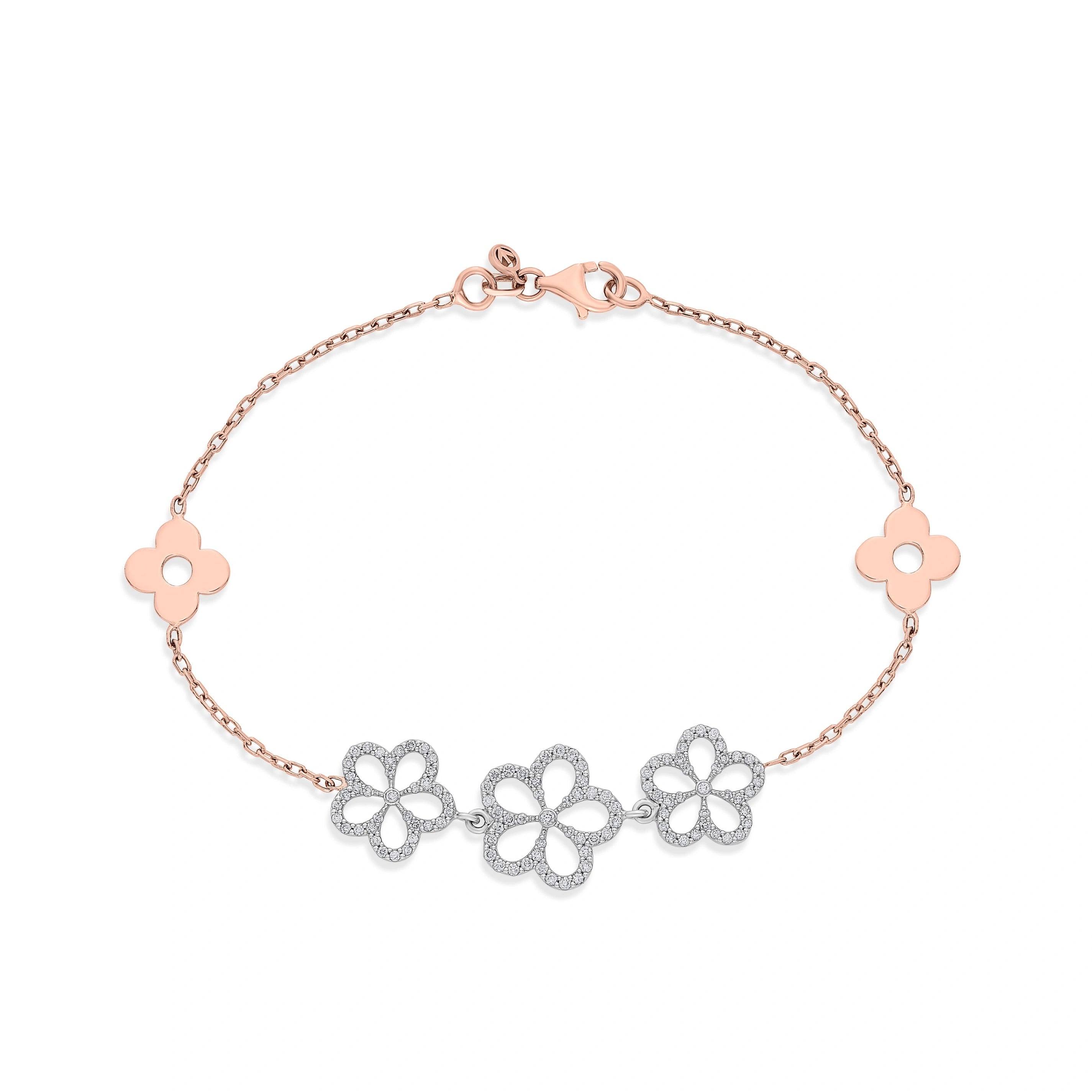 Sassy Blossom Grace Bracelet - Zen Diamond India