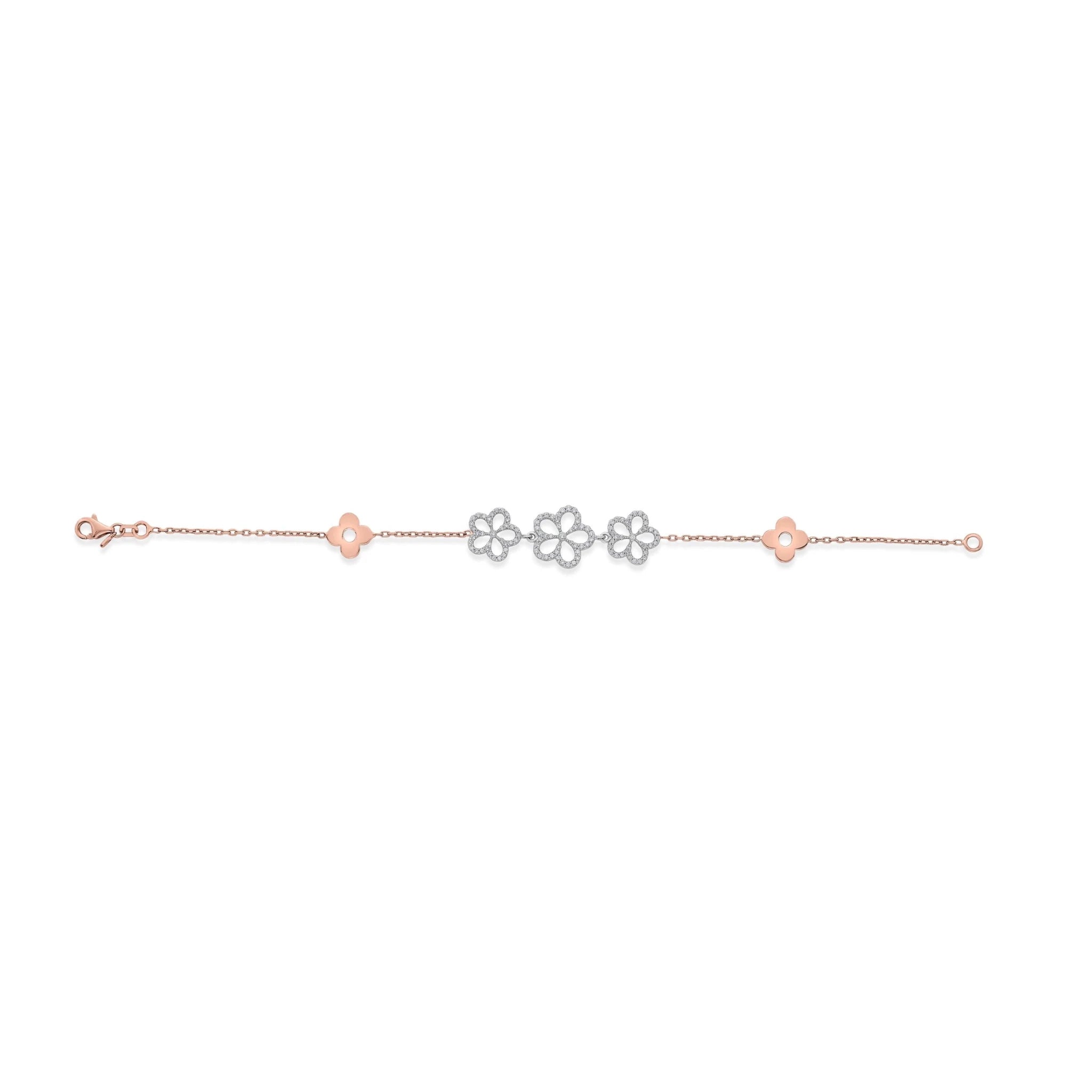 Sassy Blossom Grace Bracelet - Zen Diamond India