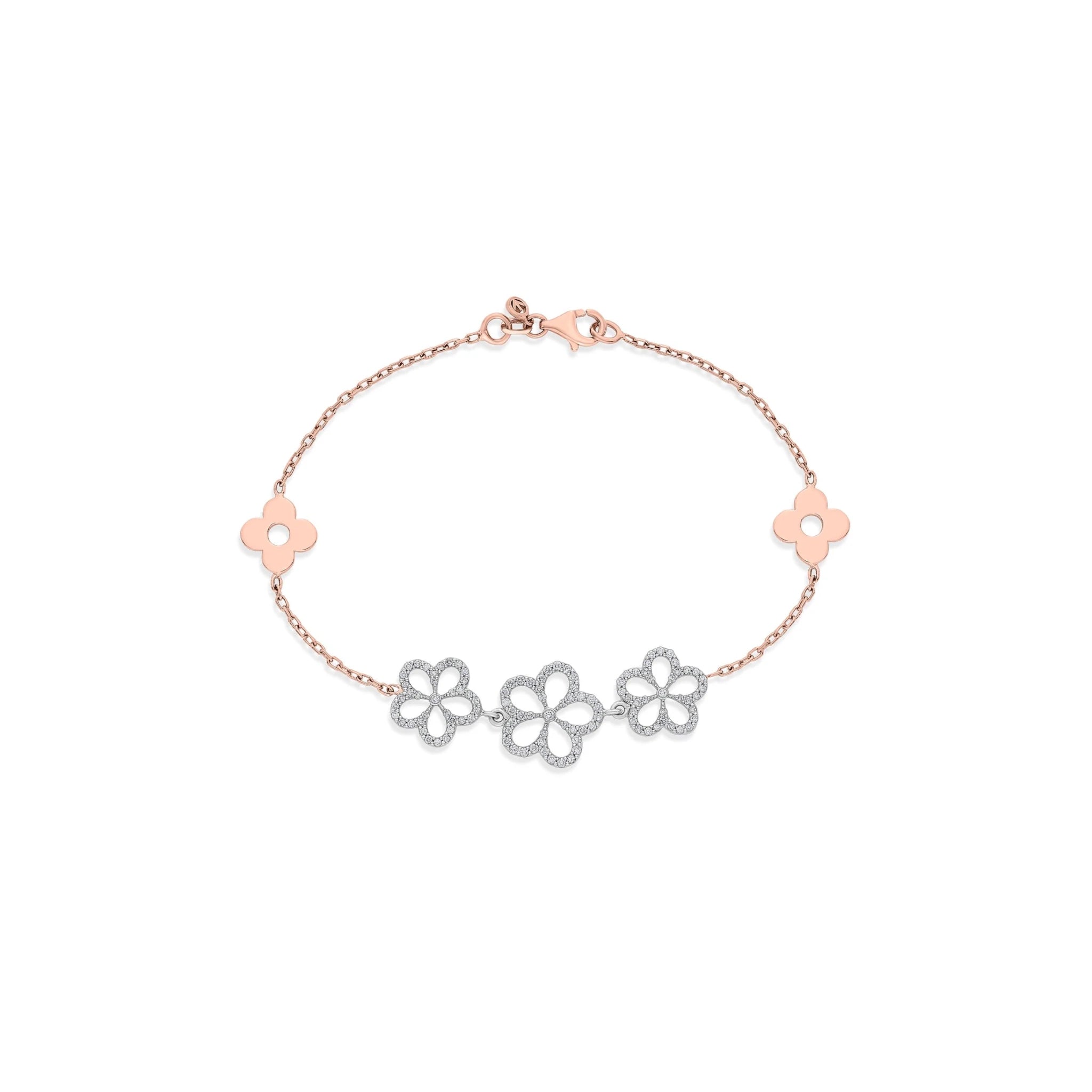 Sassy Blossom Grace Bracelet - Zen Diamond India