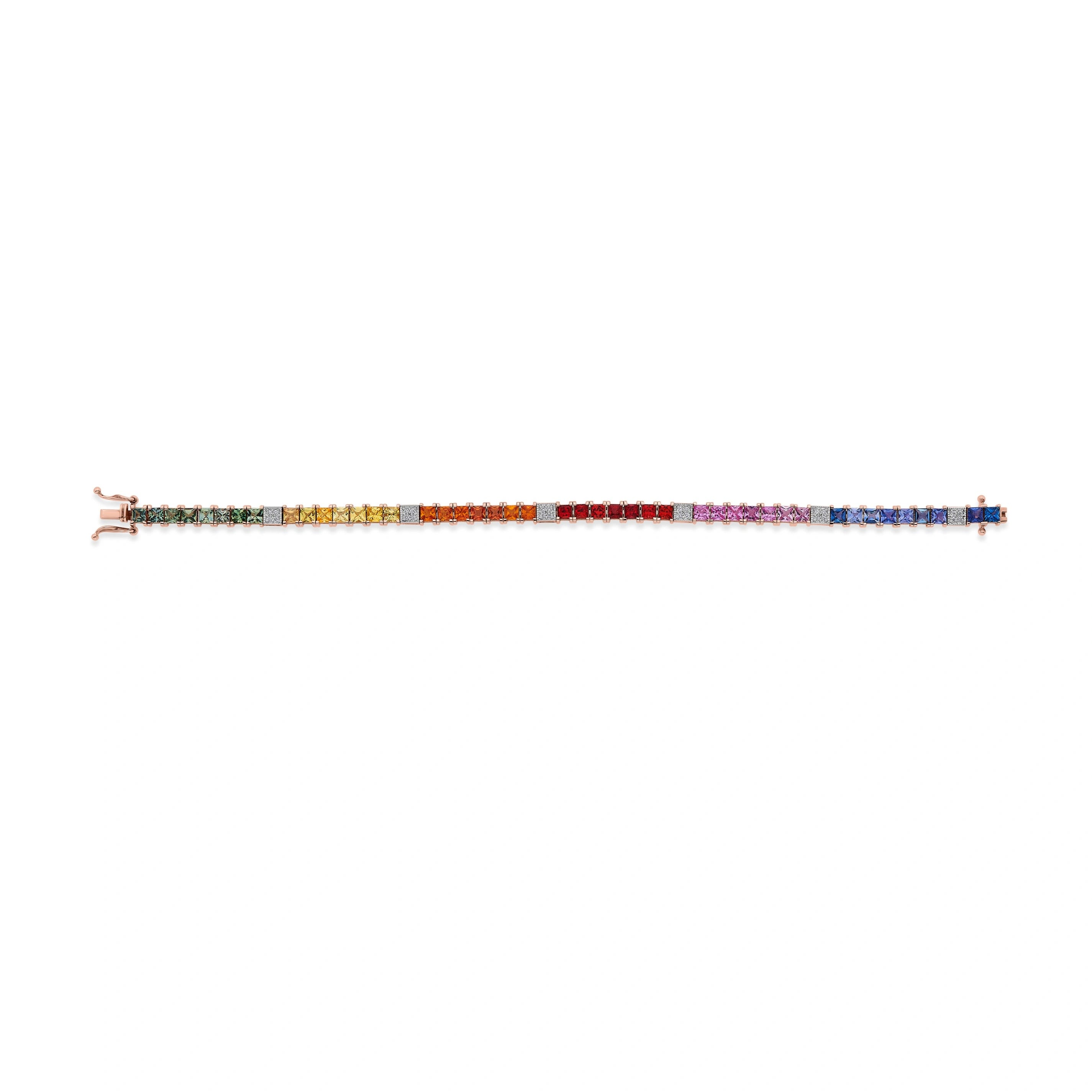 Toren Radiant Spectrum Bracelet - Zen Diamond India