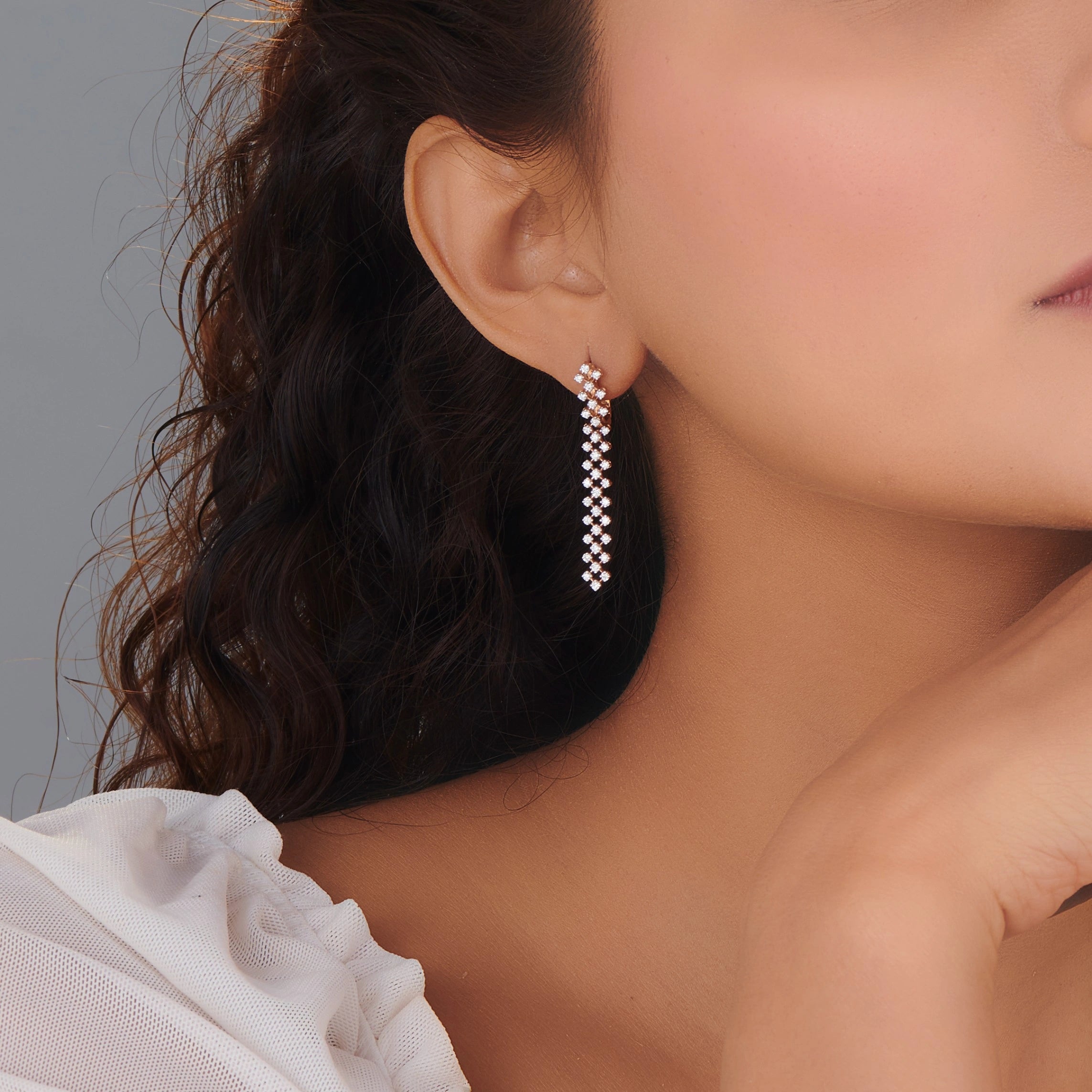 Enchante Twinkle Trail Long Drops - Zen Diamond India