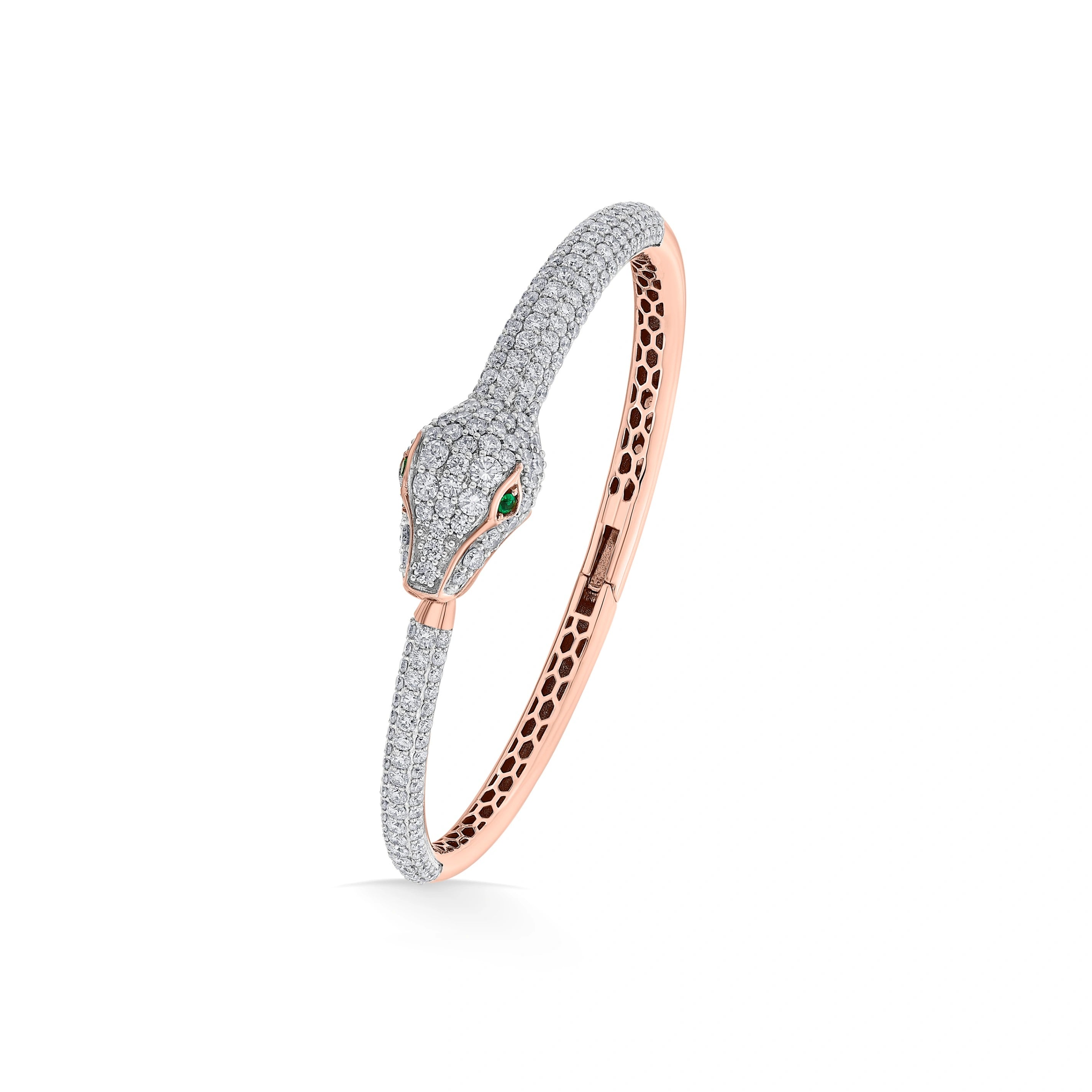 Enchante Serpent's Gaze Bracelet - Zen Diamond India