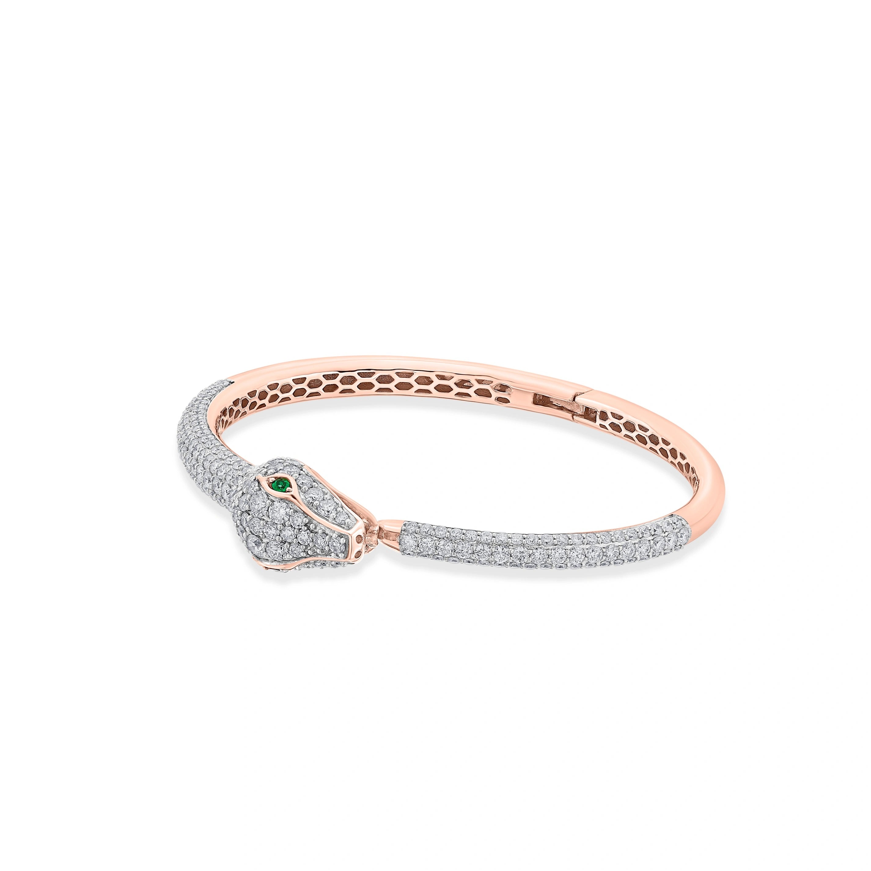 Enchante Serpent's Gaze Bracelet - Zen Diamond India