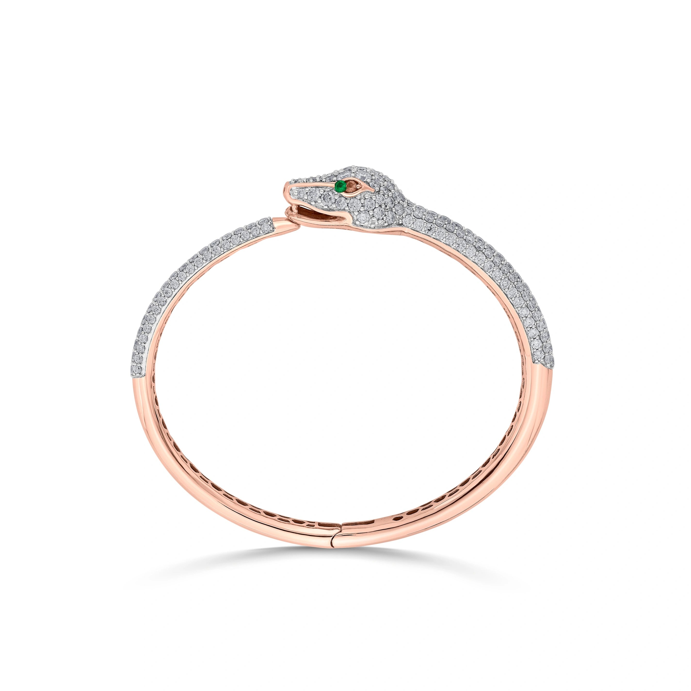 Enchante Serpent's Gaze Bracelet - Zen Diamond India