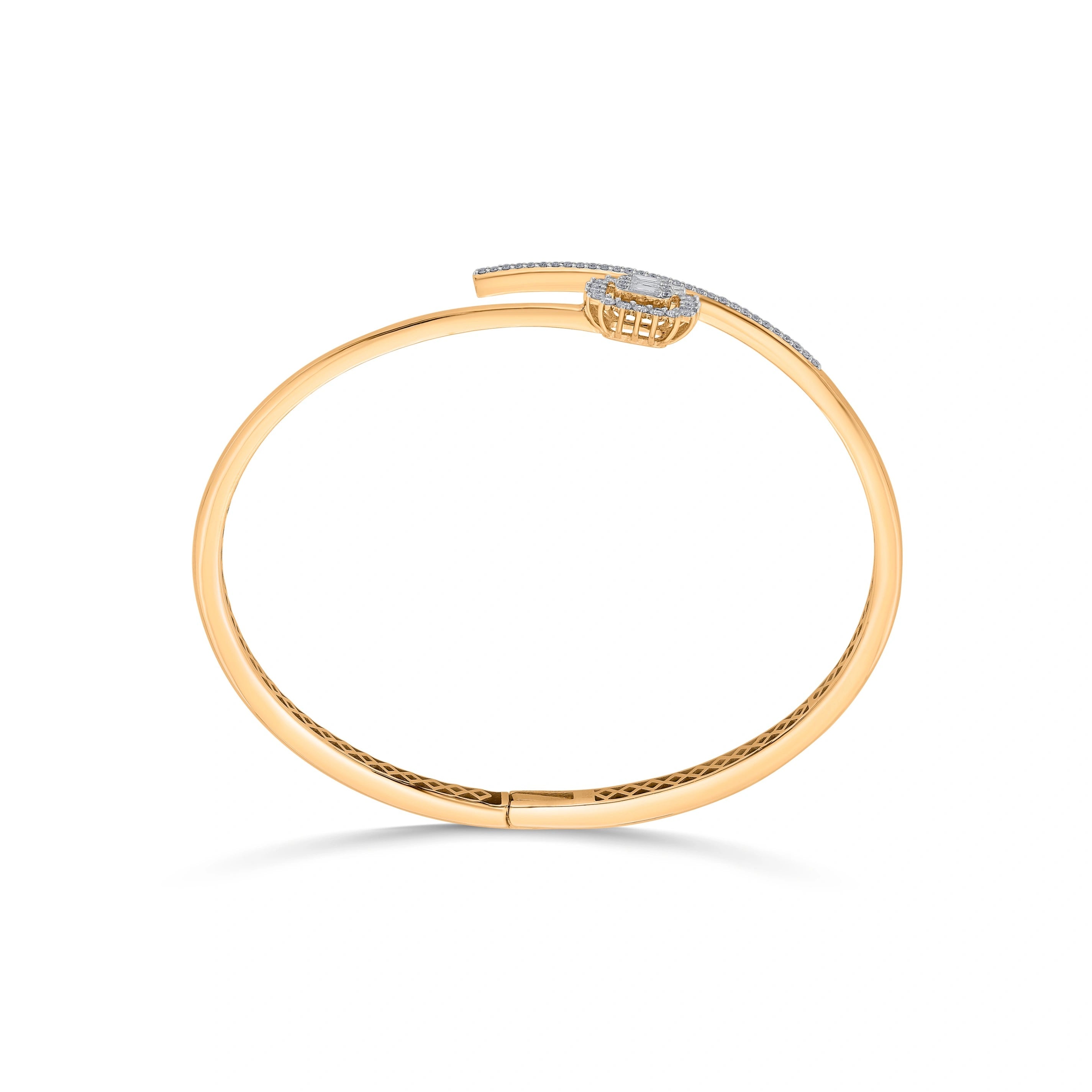 Enchante Stellar Axis Cuff Bracelet - Zen Diamond India