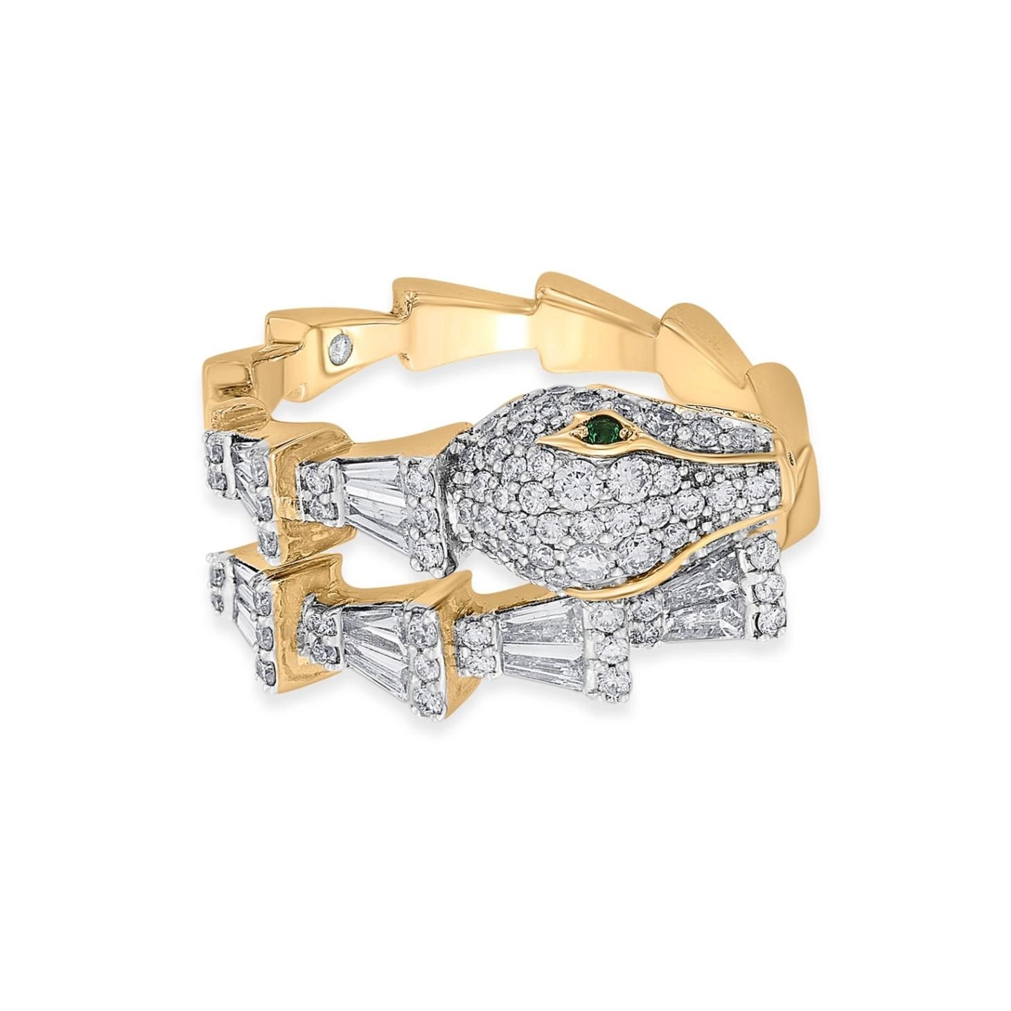 Enchante Serpent Luxe Ring - Zen Diamond India