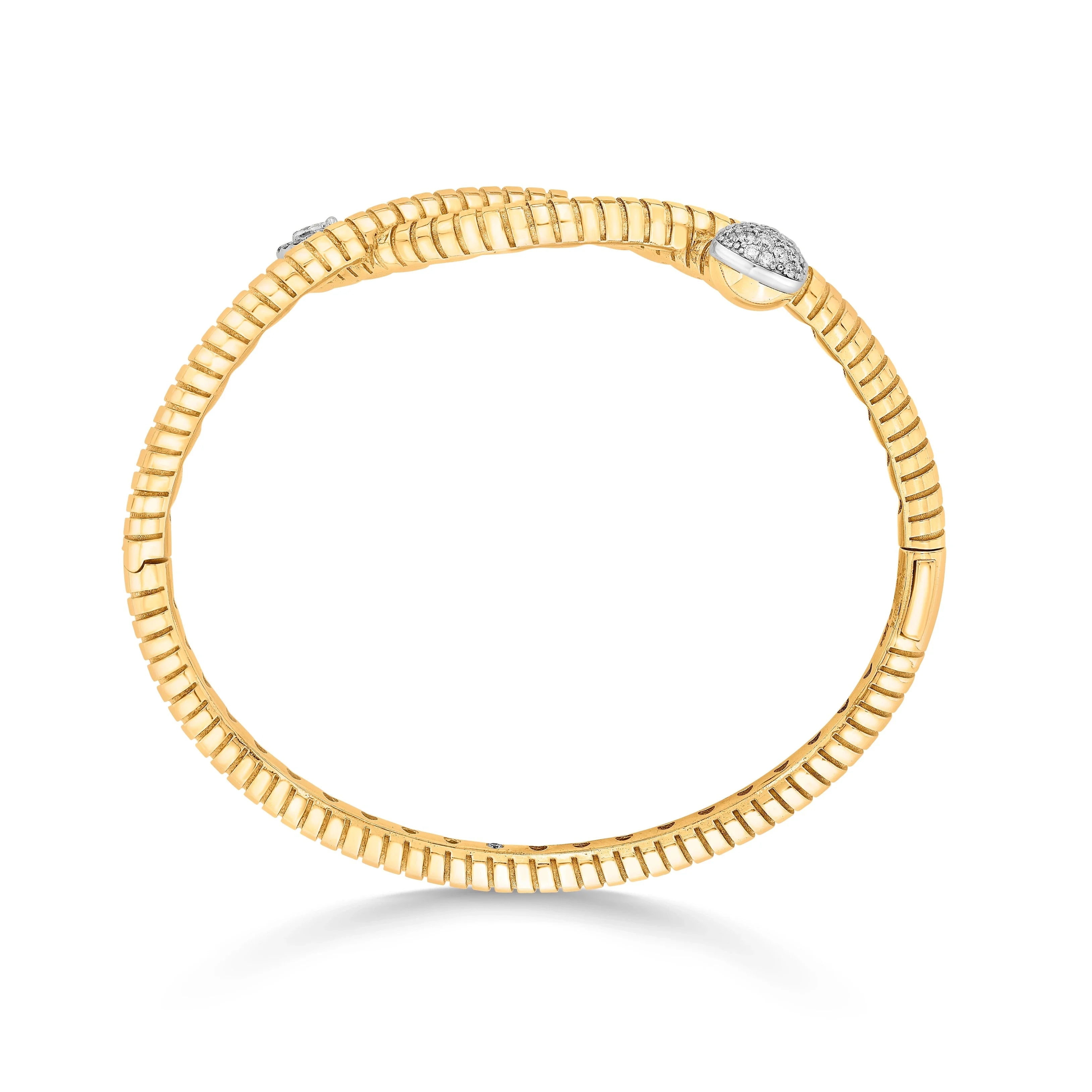 Soirée Sonic Twist Diamond Cuff - Zen Diamond India