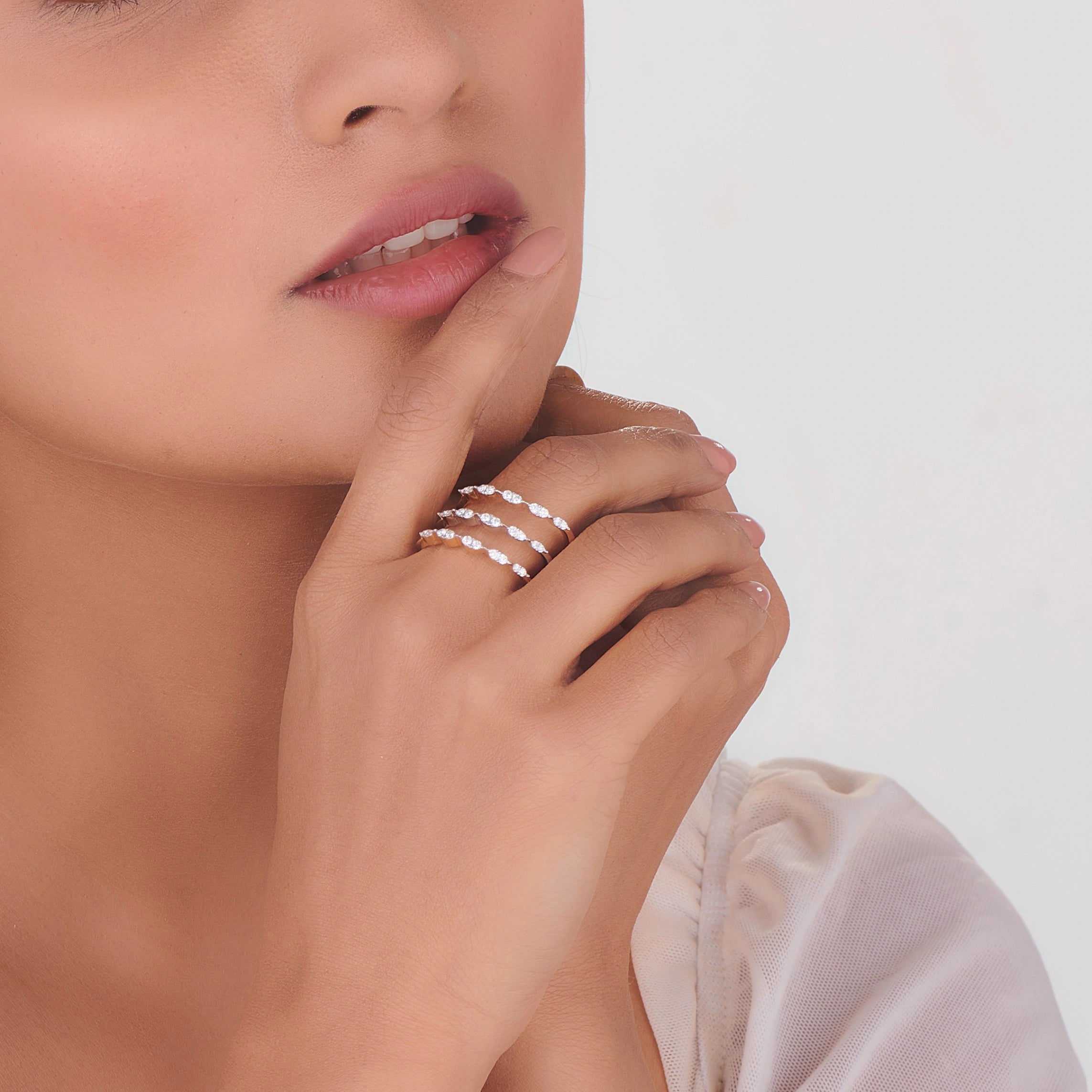 Enchante Luxe Diamond Eye Ring