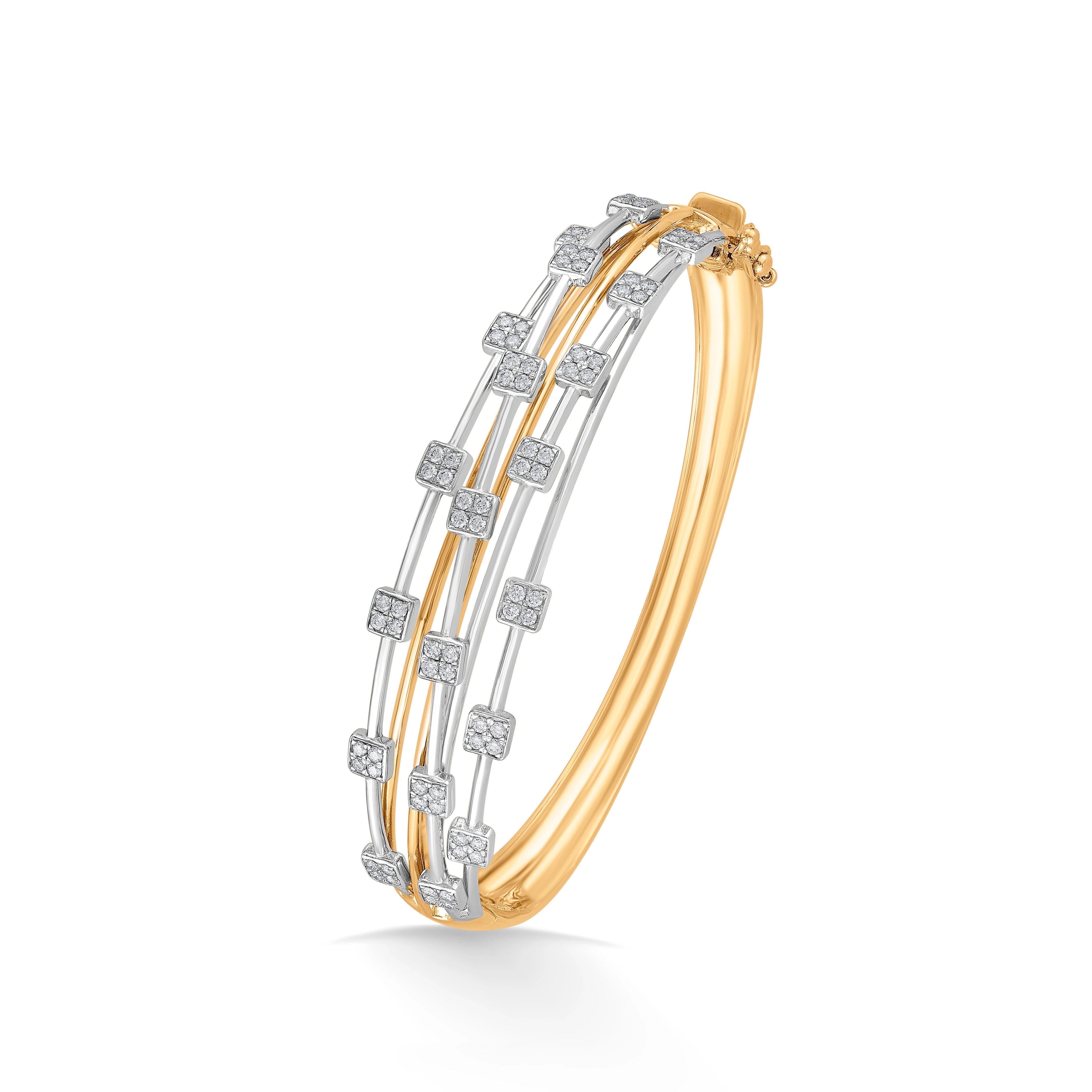 Enchante Interlock Grid Bracelet - Zen Diamond India