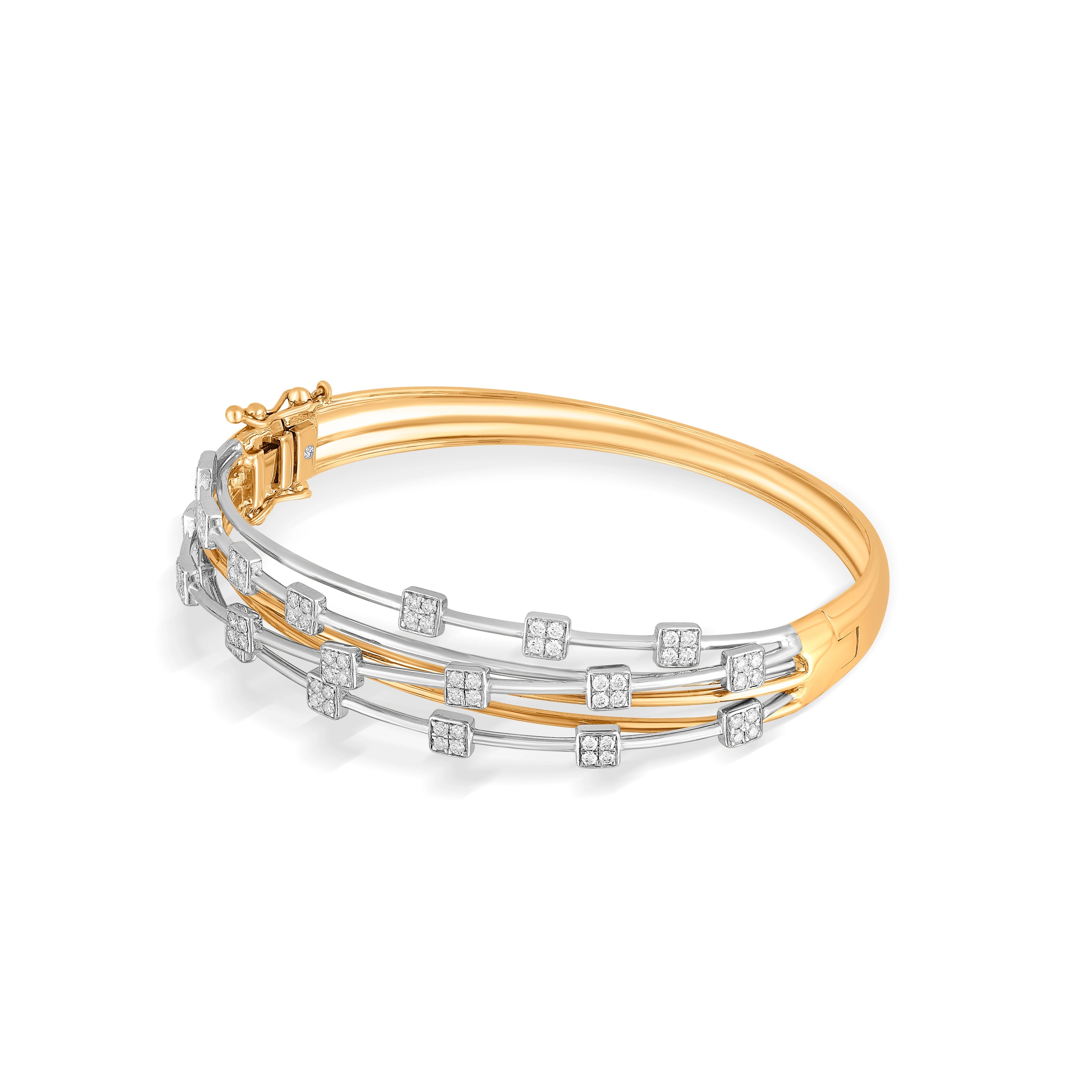 Enchante Interlock Grid Bracelet - Zen Diamond India