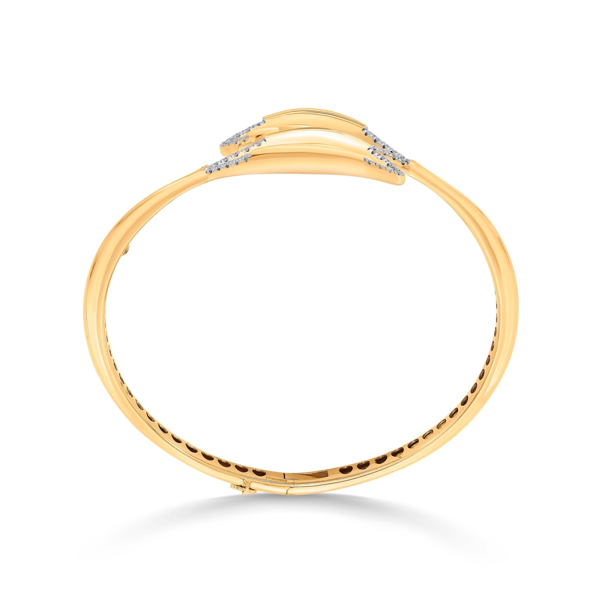 Soirée Luxe Twilight Loop Bangle - Zen Diamond India