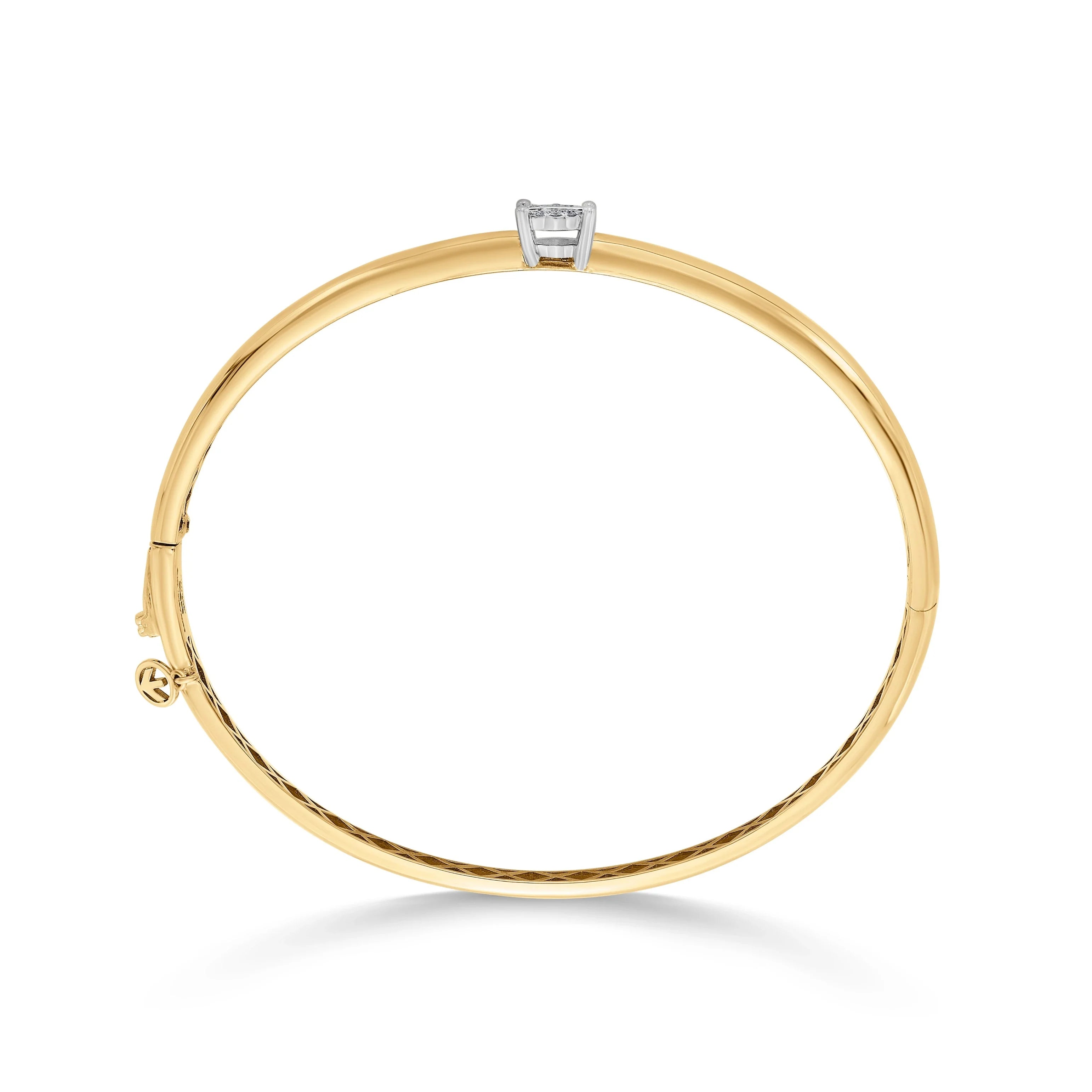 Soirée Luxe Glimmer Bar Bangle - Zen Diamond India
