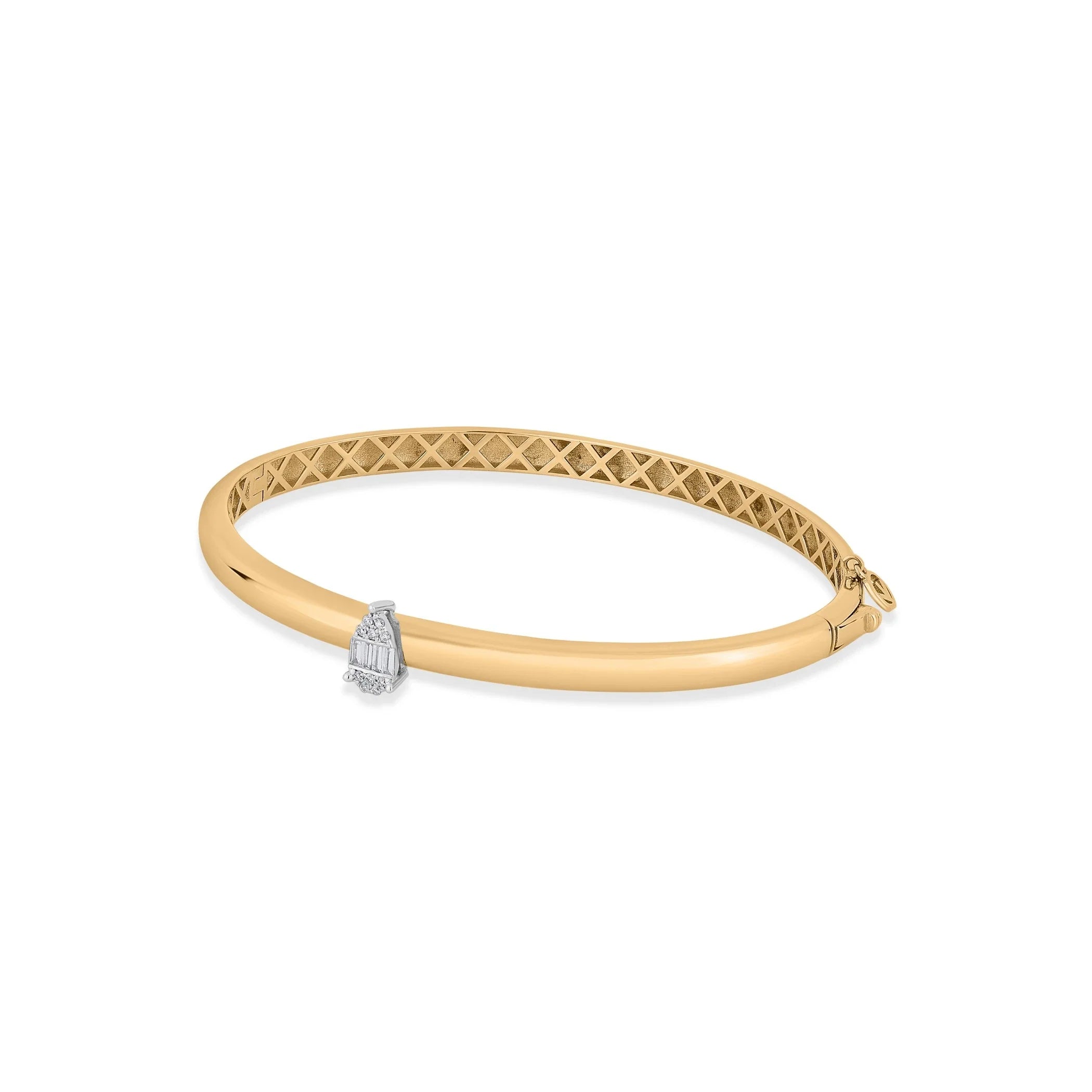 Soirée Luxe Prism Bangle - Zen Diamond India