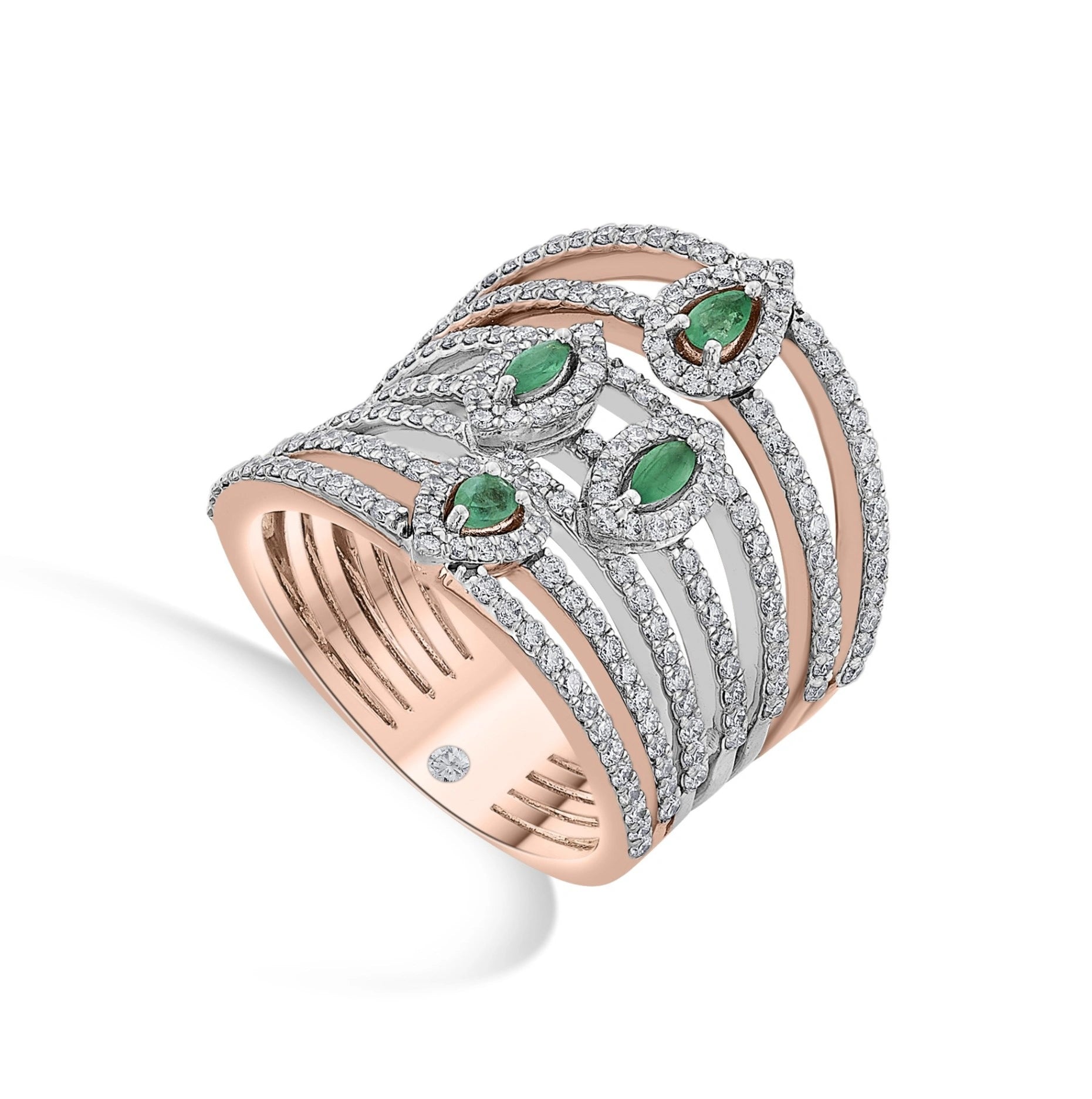 Toren Diamond Tiers Ring - Zen Diamond India