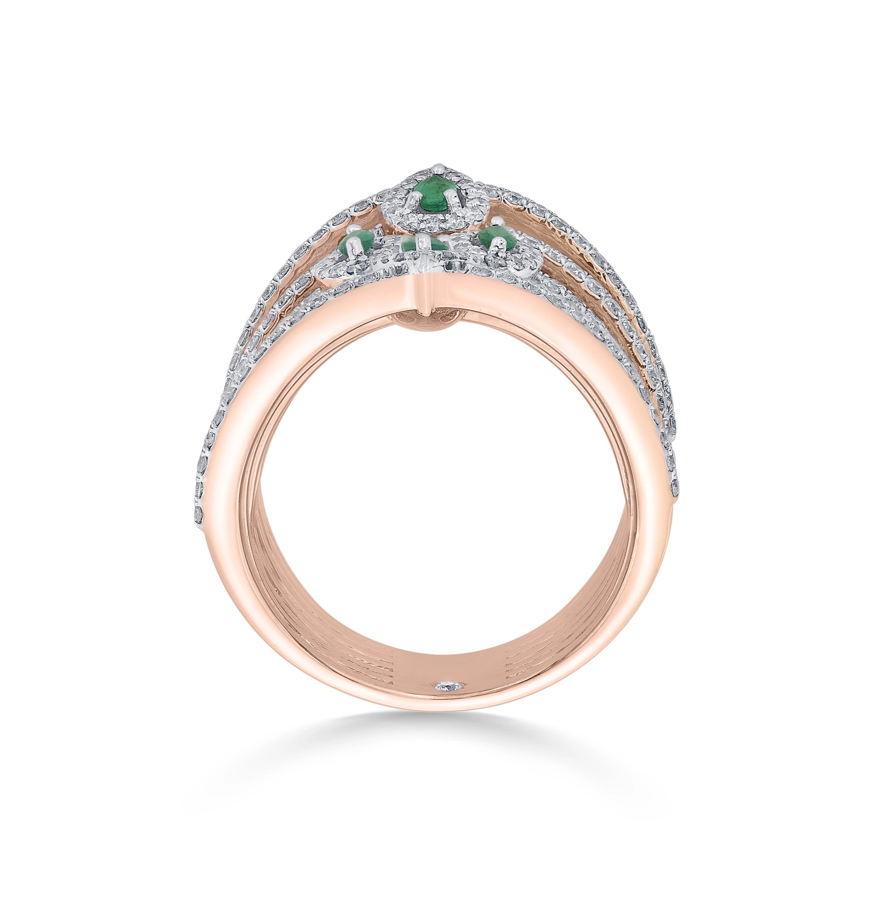 Toren Diamond Tiers Ring - Zen Diamond India