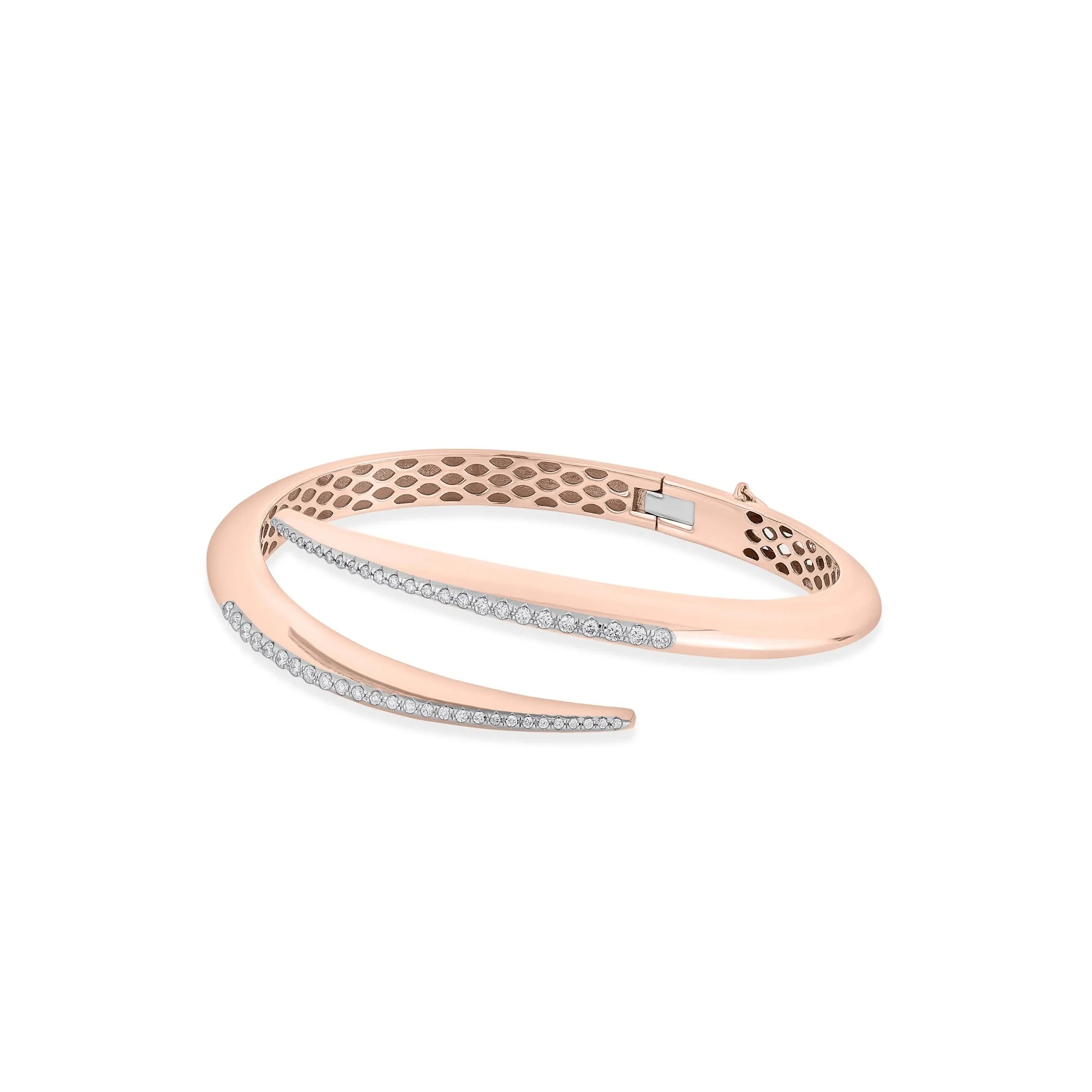 Soirée Ember Drape Diamond Bangle - Zen Diamond India