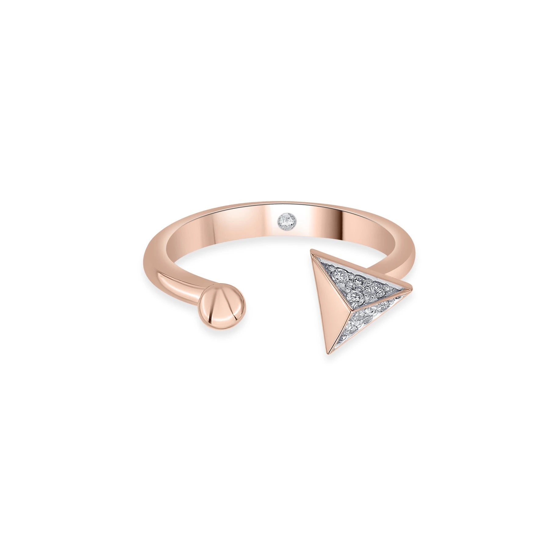 Soiree GeoGlint Arrow Ring - Zen Diamond India