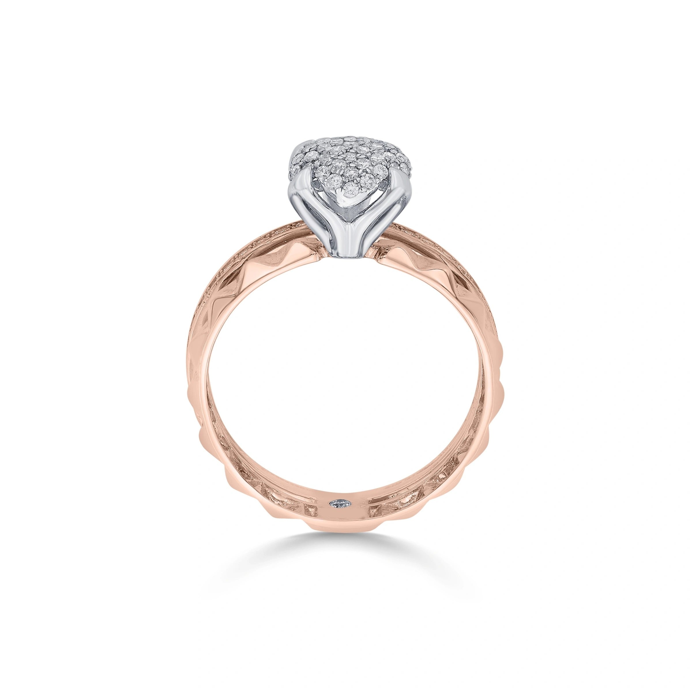 Soiree Strike Power - Rose Ring - Zen Diamond India