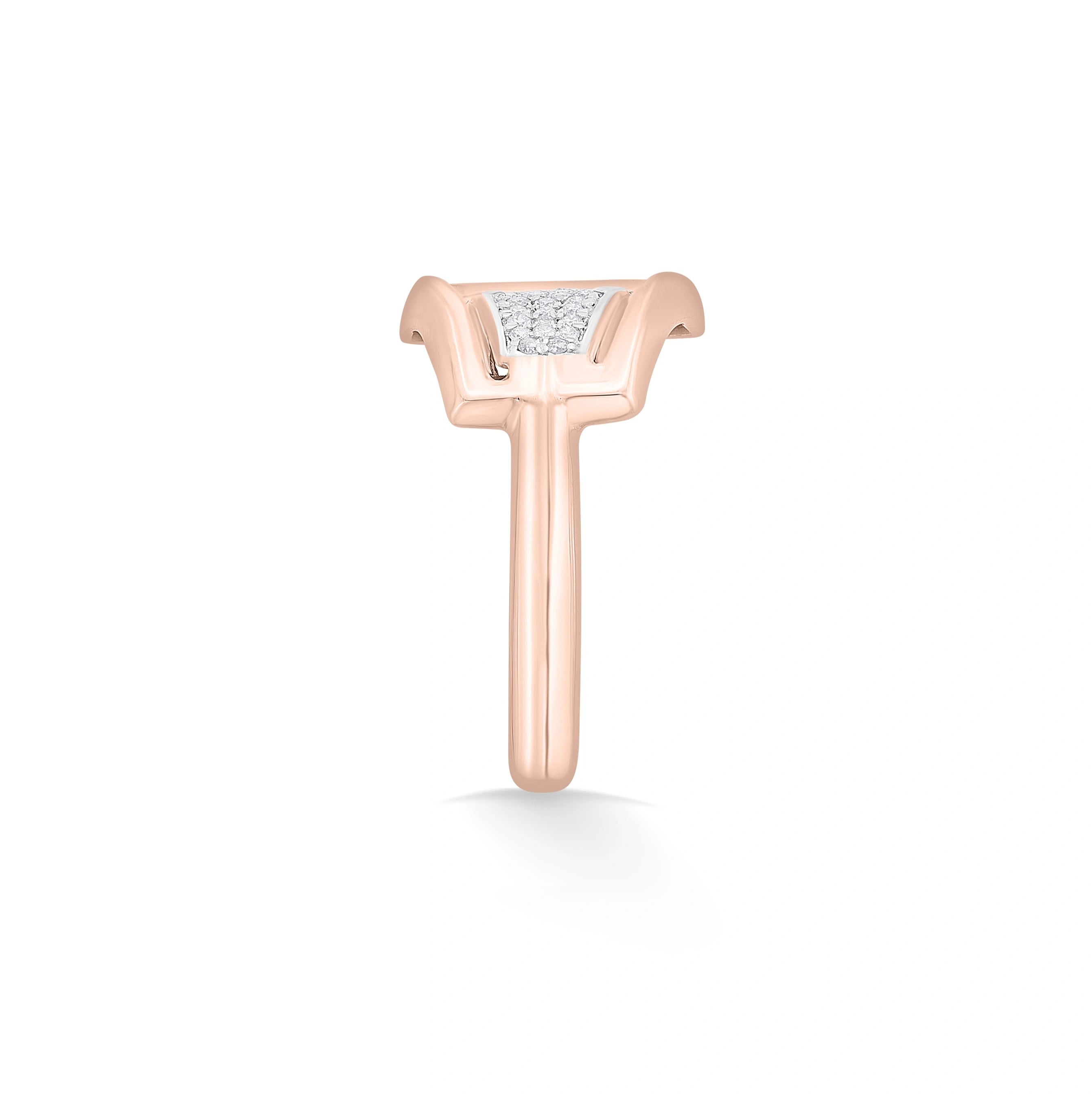 Soiree Apex Glint Armor Ring - Zen Diamond India