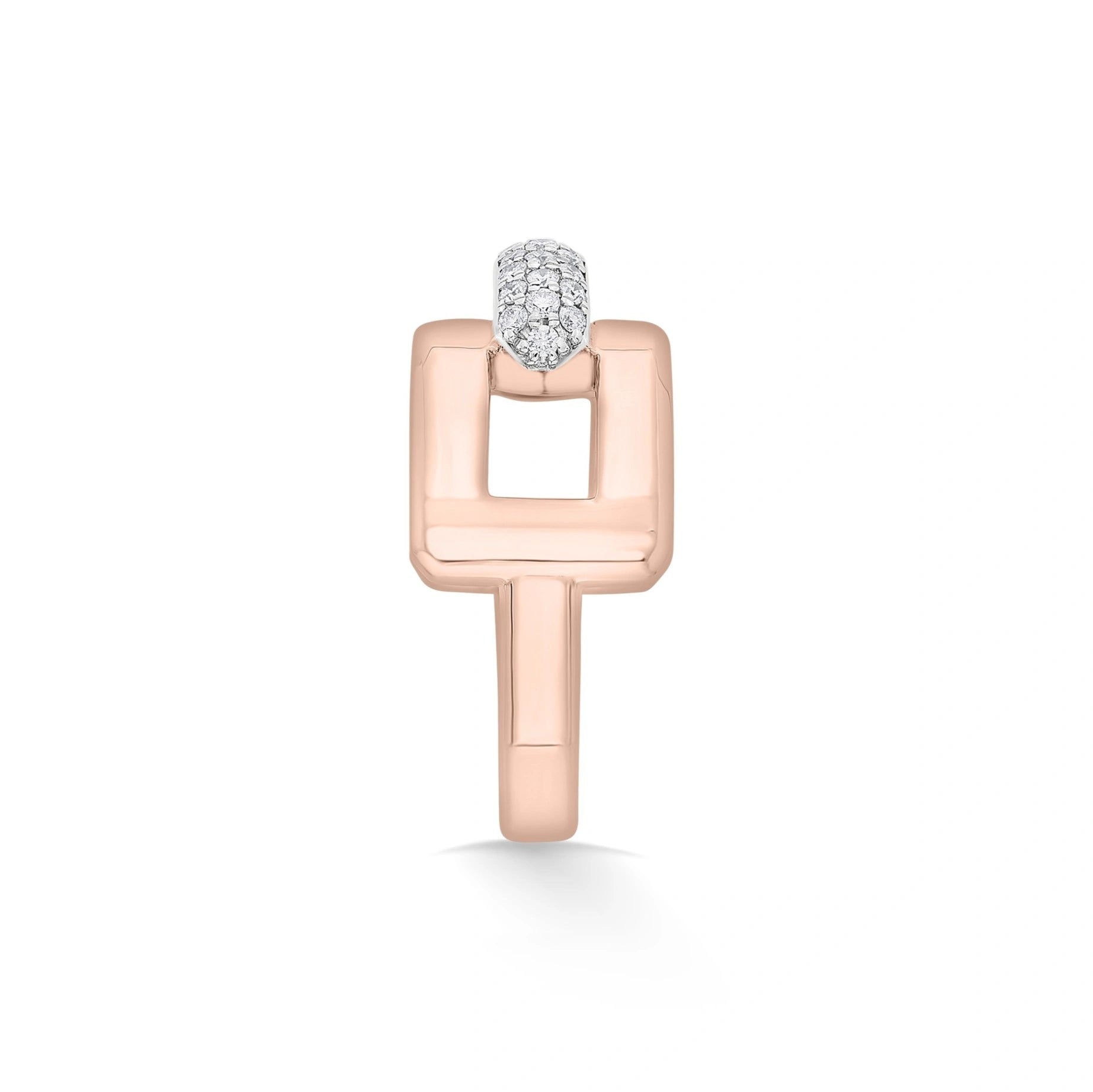 Cuban Bold Link Pave Diamond Statement Ring