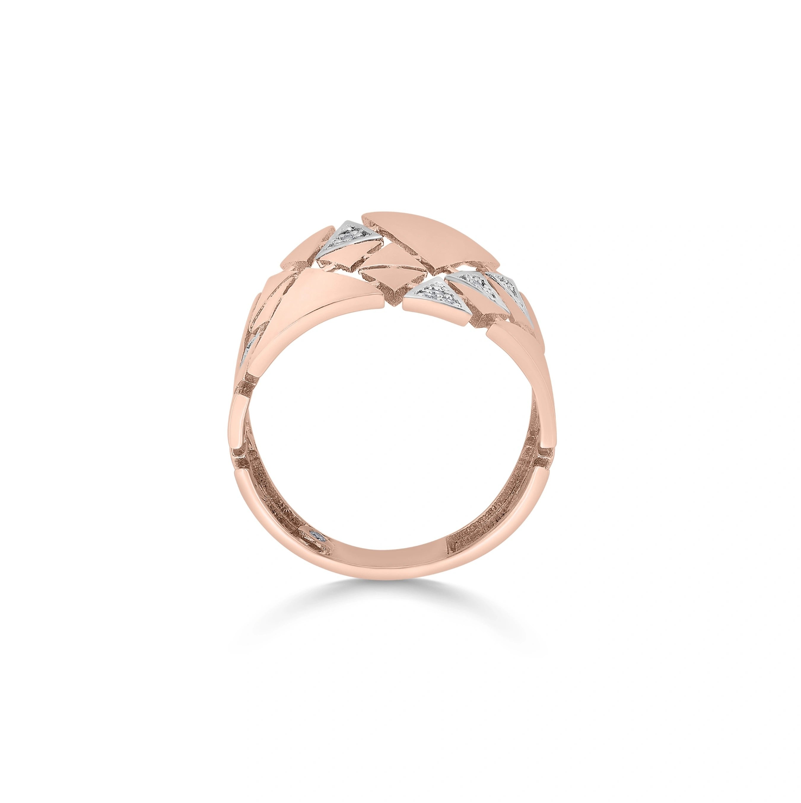 Soiree GeoGleam Statement Ring - Zen Diamond India