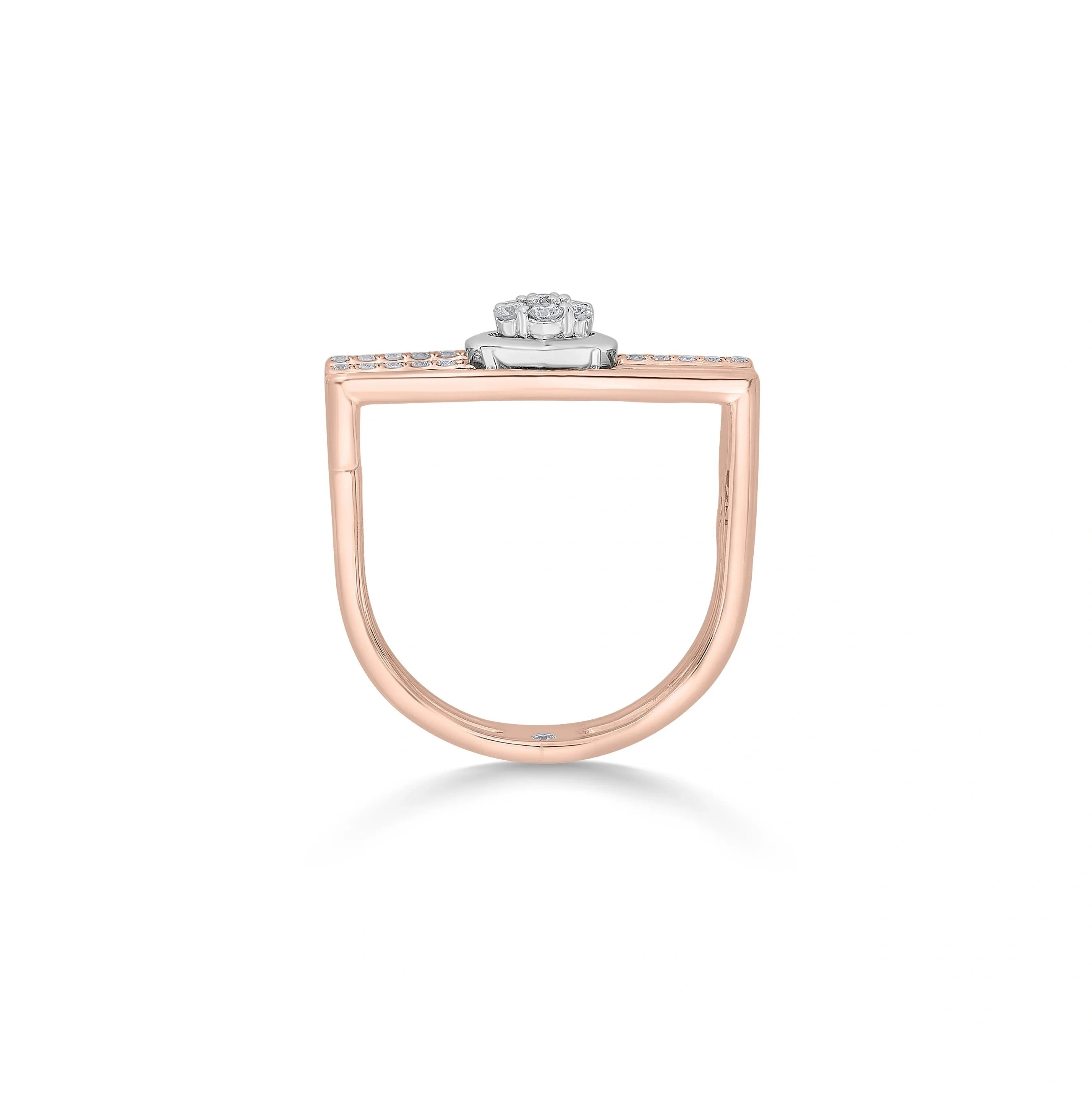 Soirée Starlight Groove Ring - Zen Diamond India