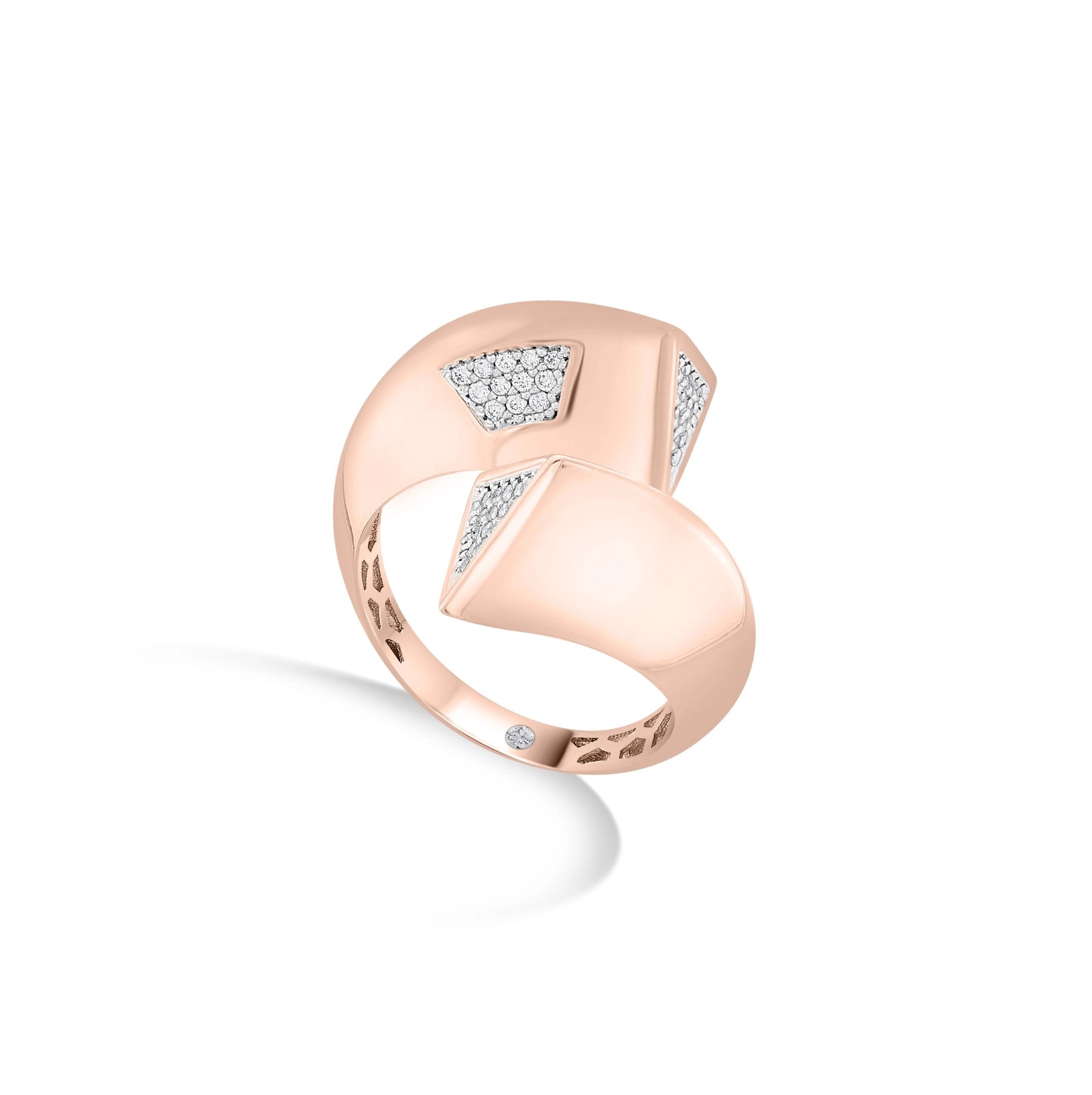 Soiree Volt Sharp Blush Ring - Zen Diamond India
