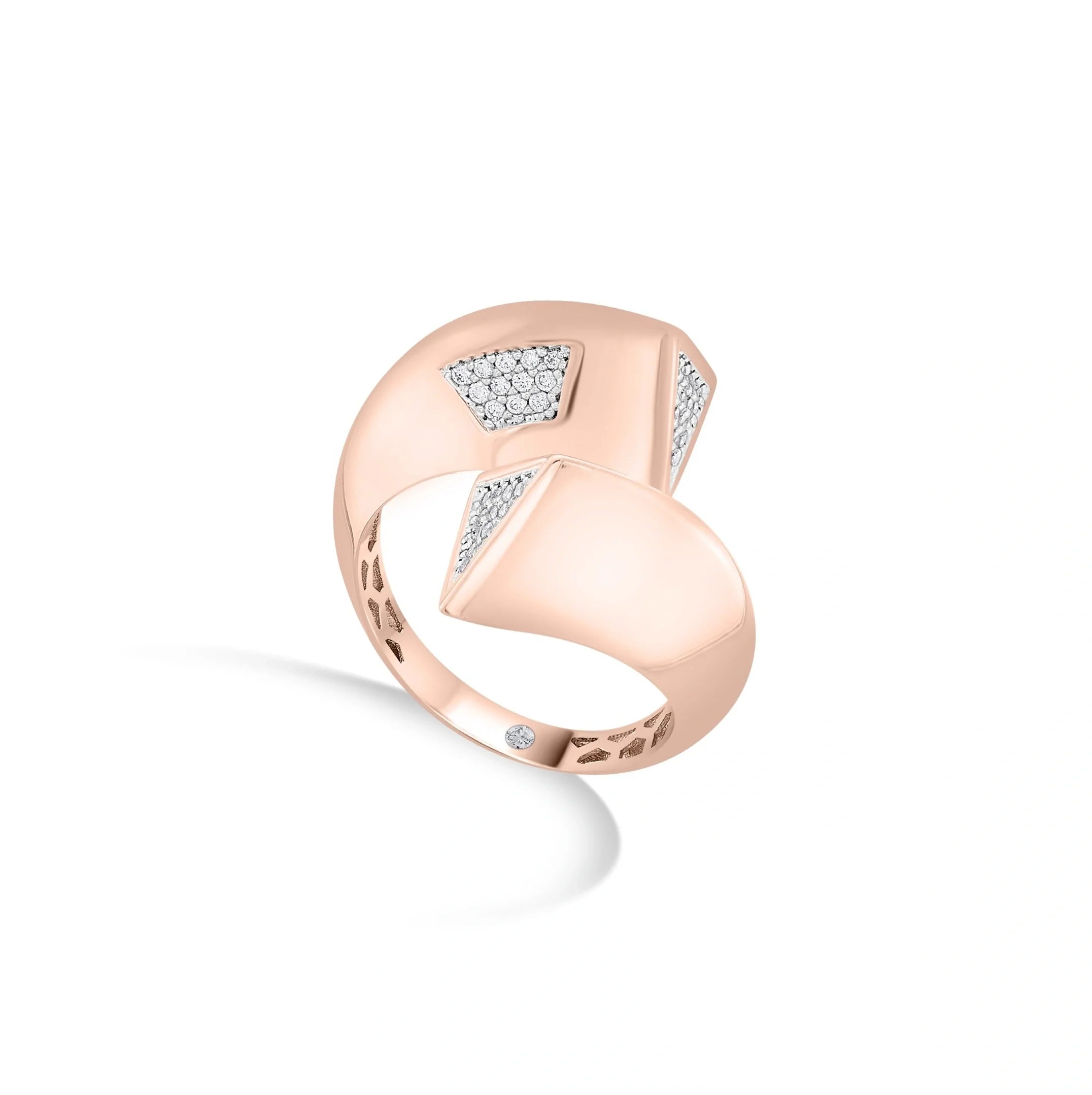 Soirée Volt Sharp Blush Ring - Zen Diamond India