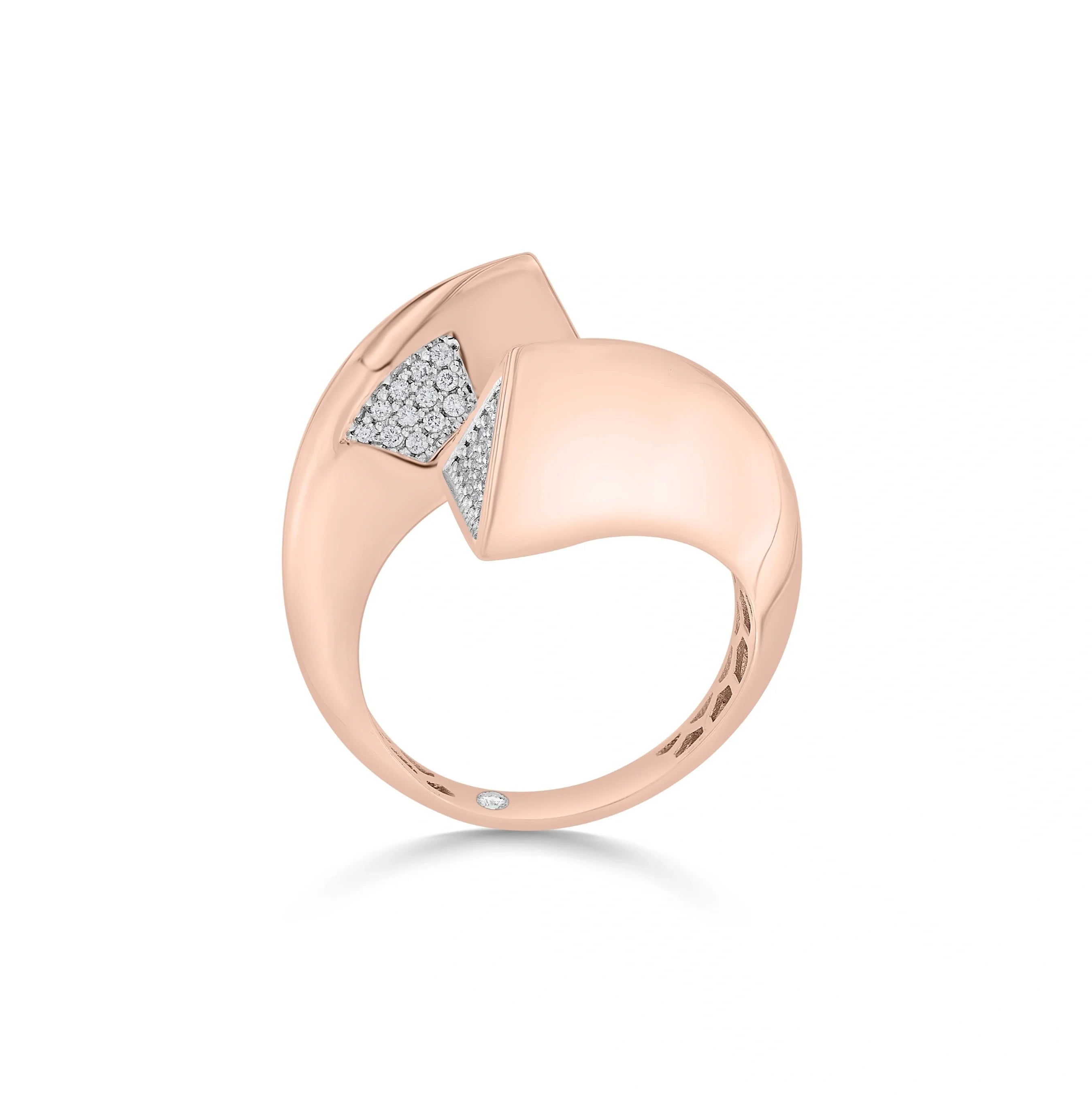 Soirée Volt Sharp Blush Ring - Zen Diamond India