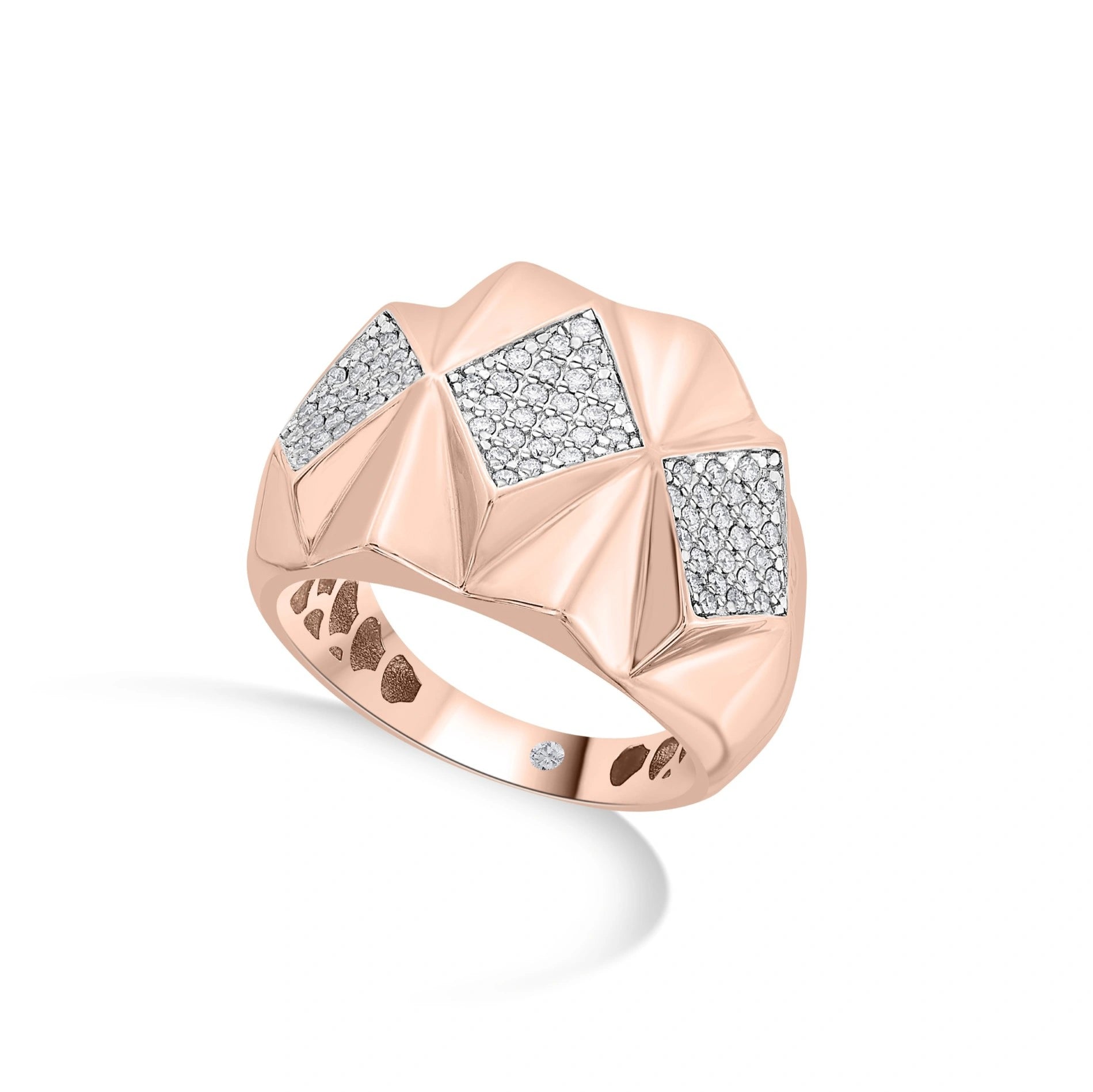 Soiree Deco Dazzle Ring - Zen Diamond India