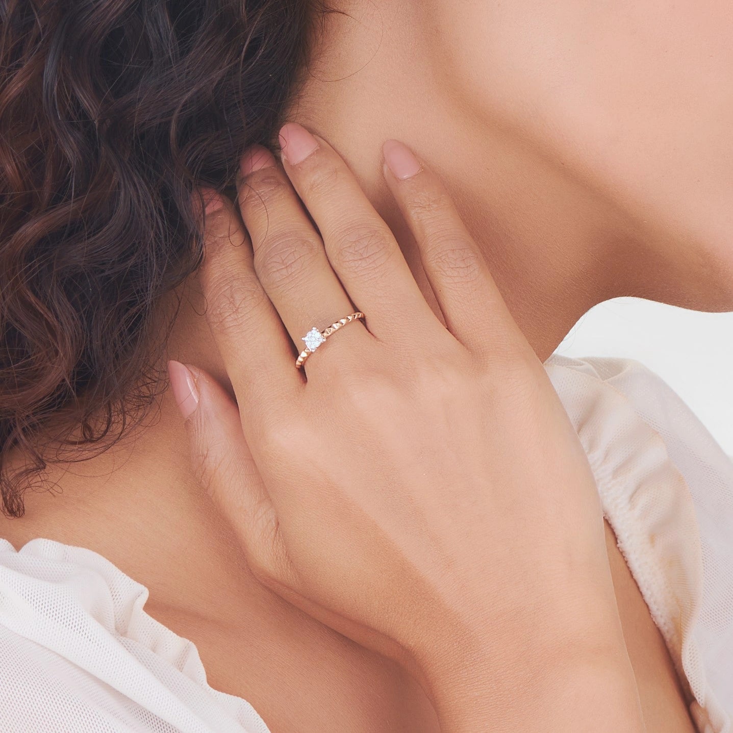 Soiree Crimson Blaze Diamond Ring - Zen Diamond India