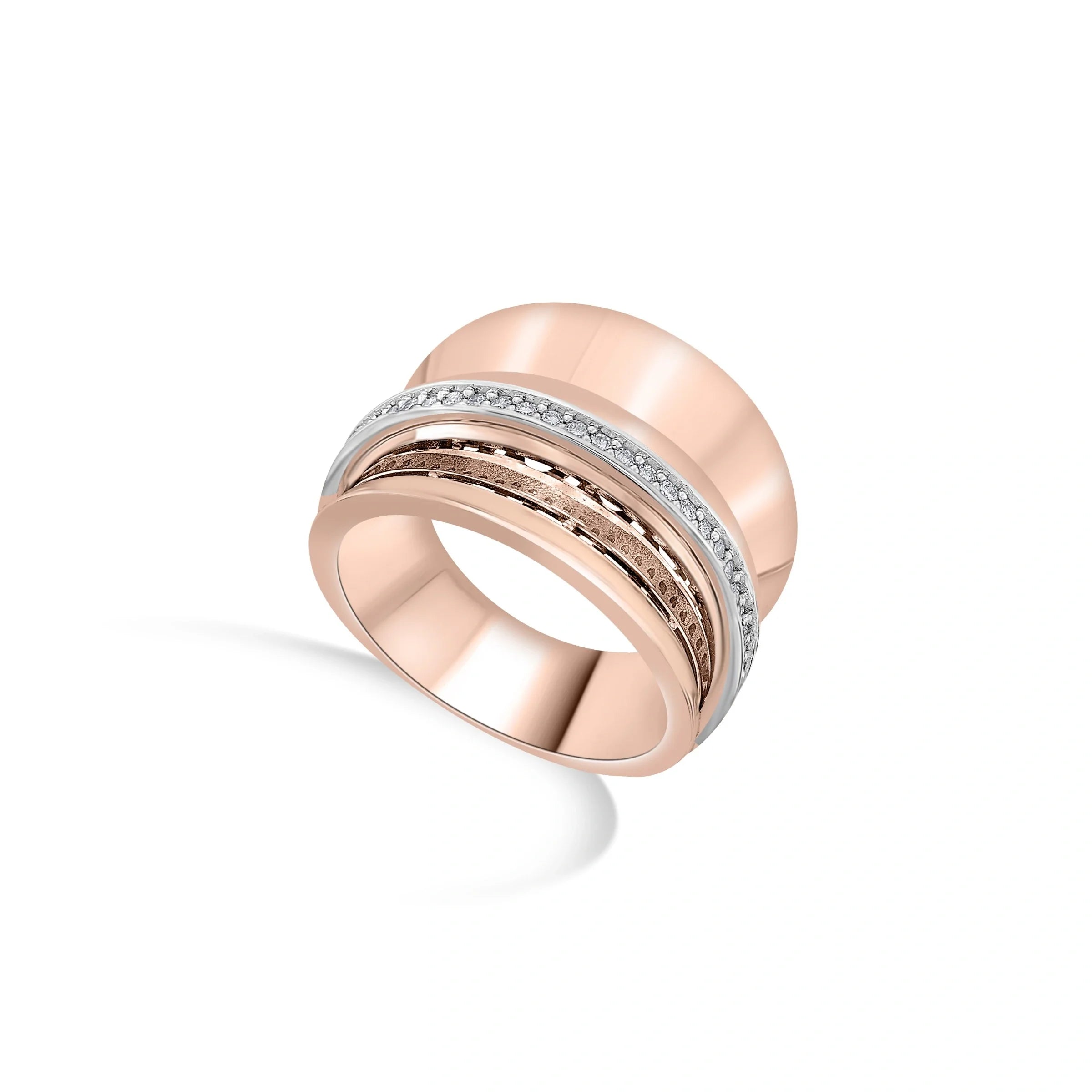 Soiree Bold Velocity Luxe Ring - Zen Diamond India